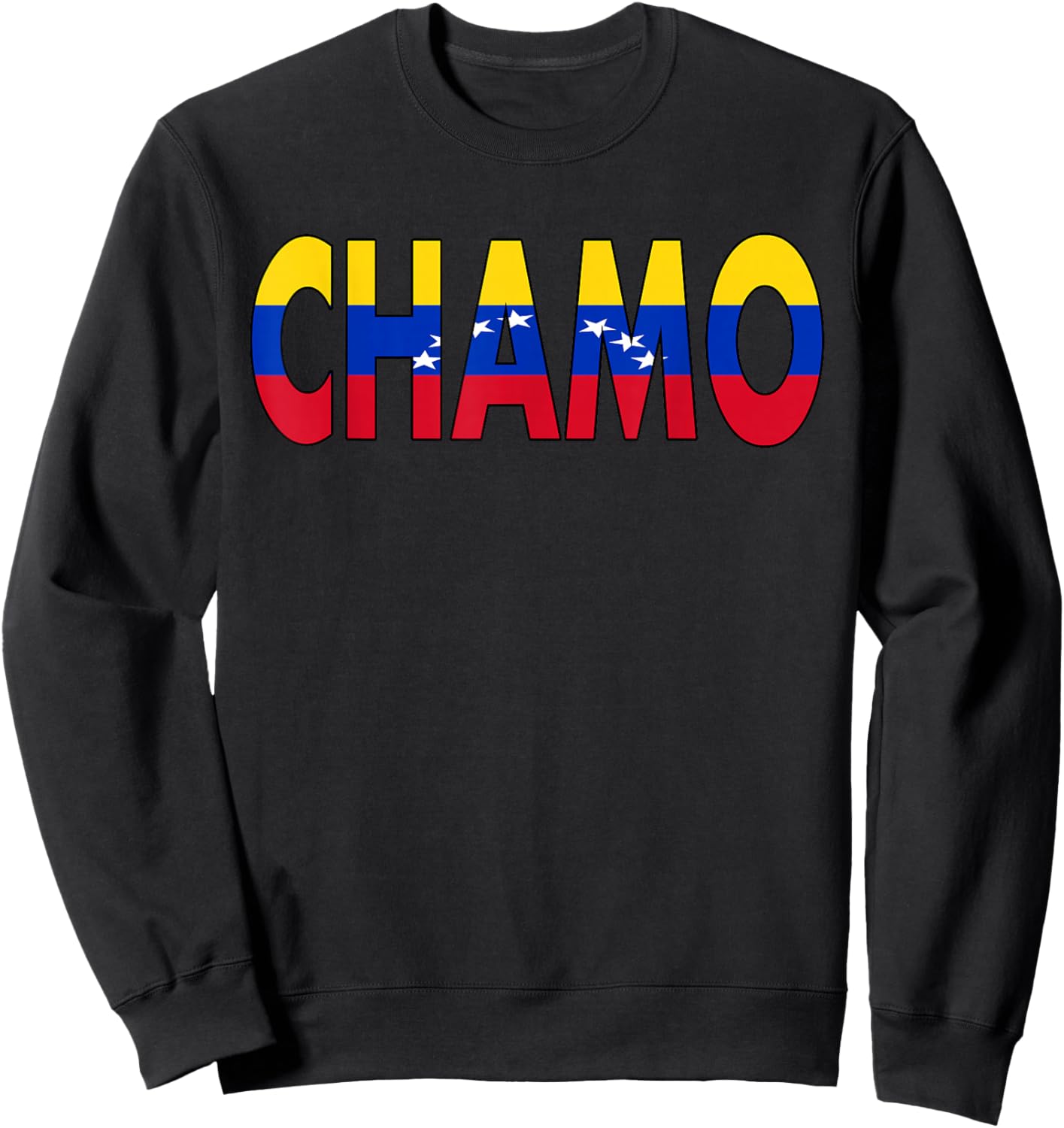 Artistic Design Venezuelan Chamo Flannel Venezuela Sweatshirt - Sweatshirt | Black