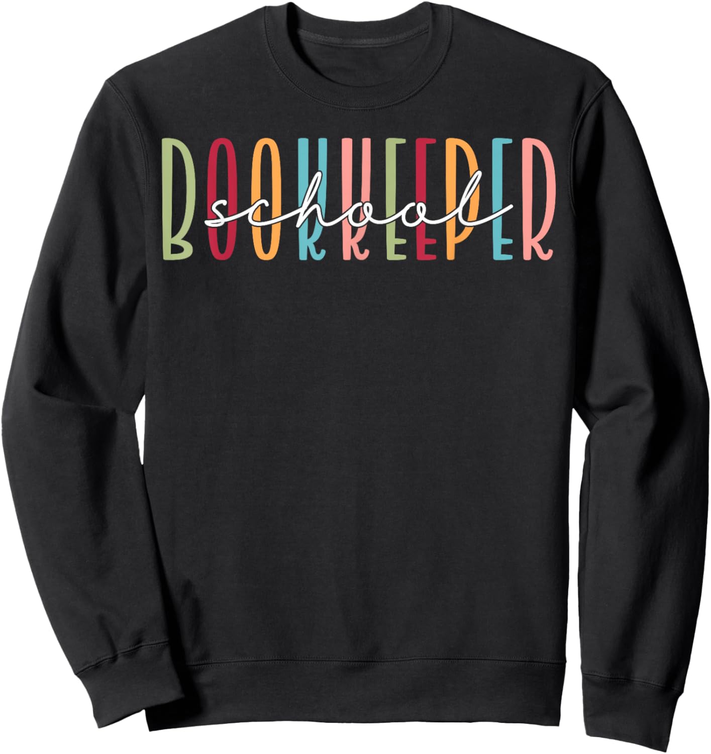 Cute School Bookkeeper Sweatshirt - Sweatshirt | Black