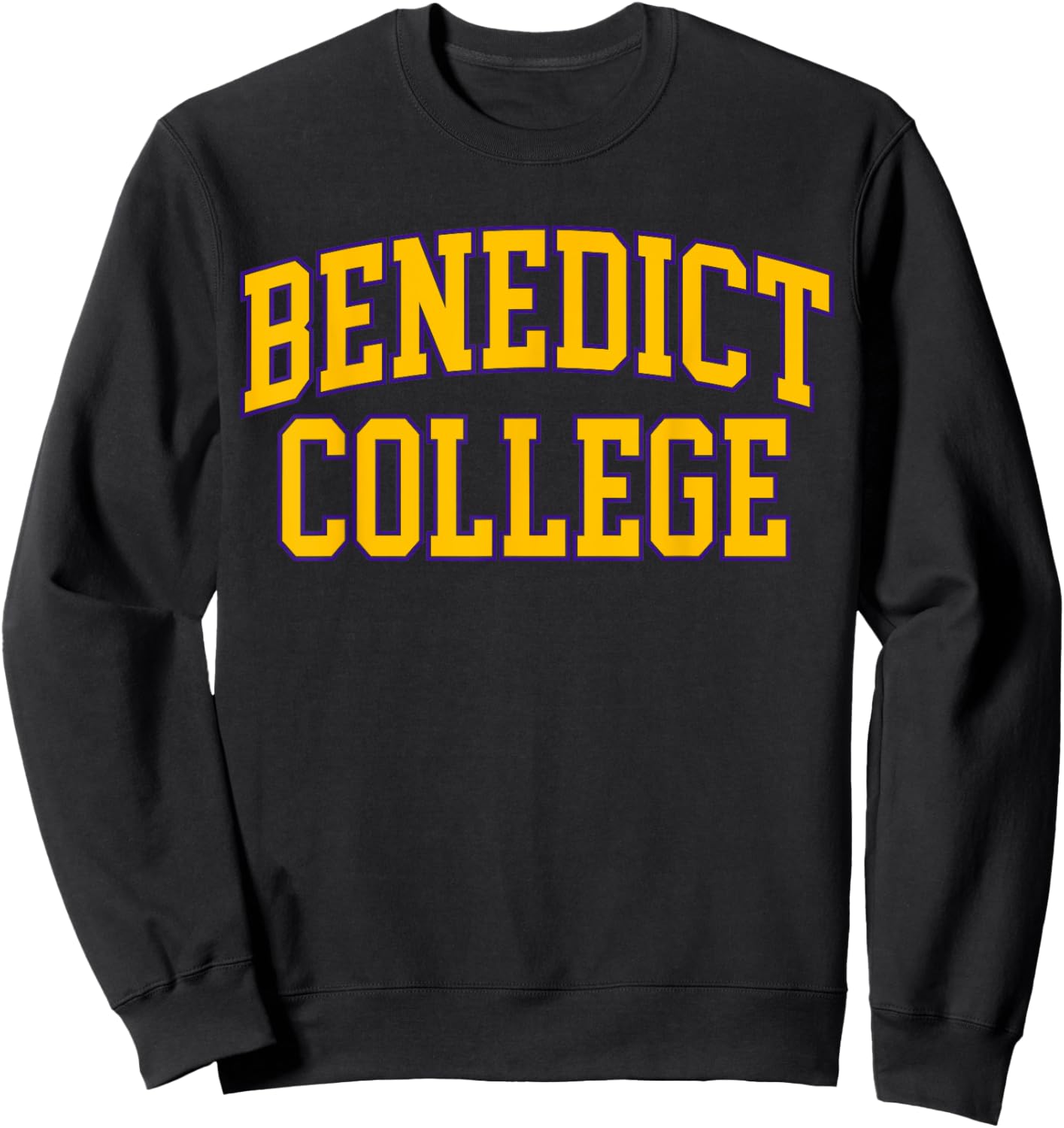 Benedict Vintage College Retro Men Women Sweatshirt - Sweatshirt | Black