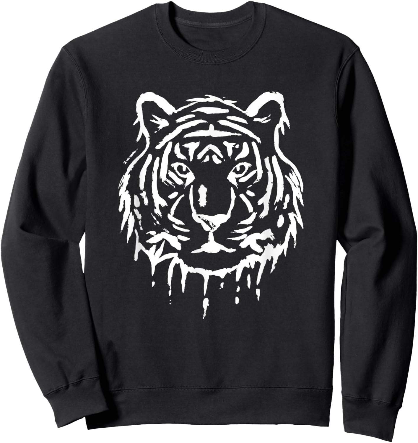 Tiger Design , Women, Boys & Girls Sweatshirt - Sweatshirt | Black