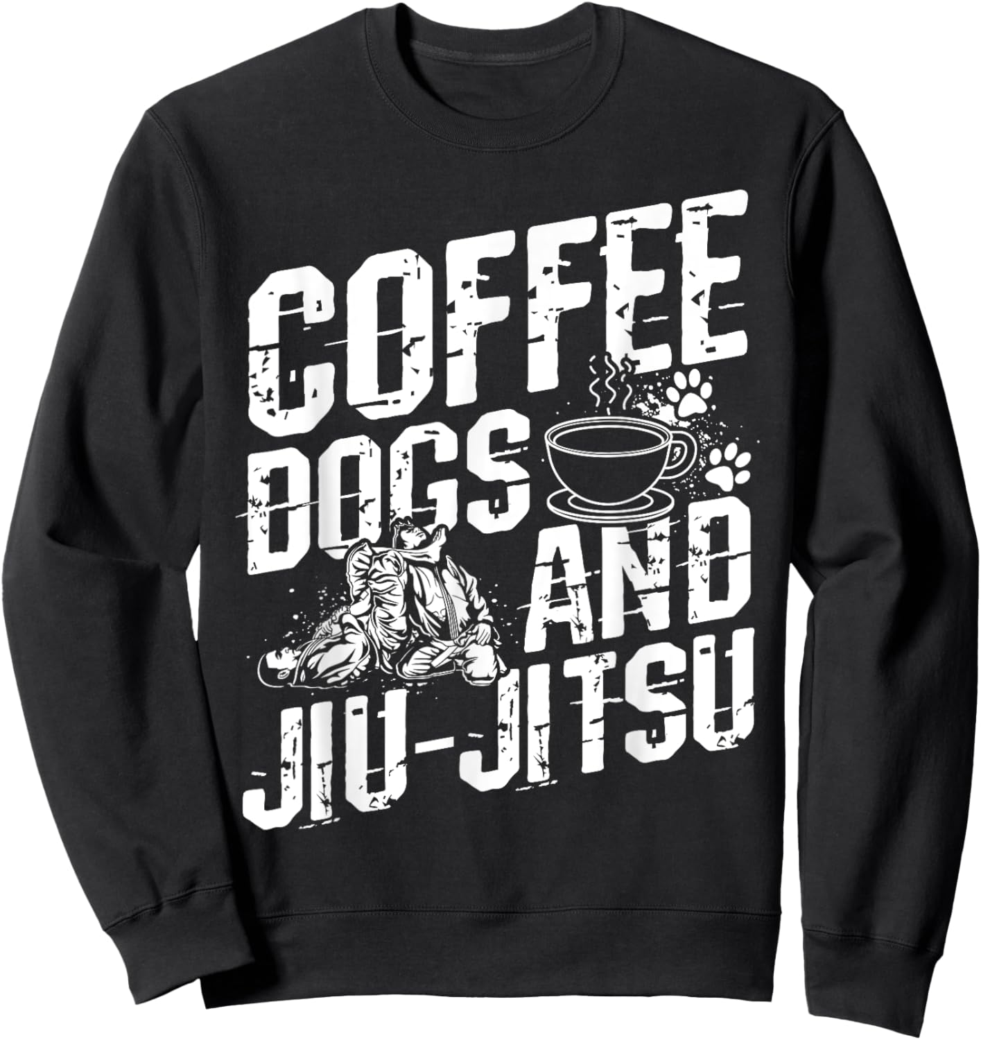 Coffee Dogs AND Jiu-Jitsu Coffee Dogs Jiu-Jitsu MMA Owner Sweatshirt - Sweatshirt | Black