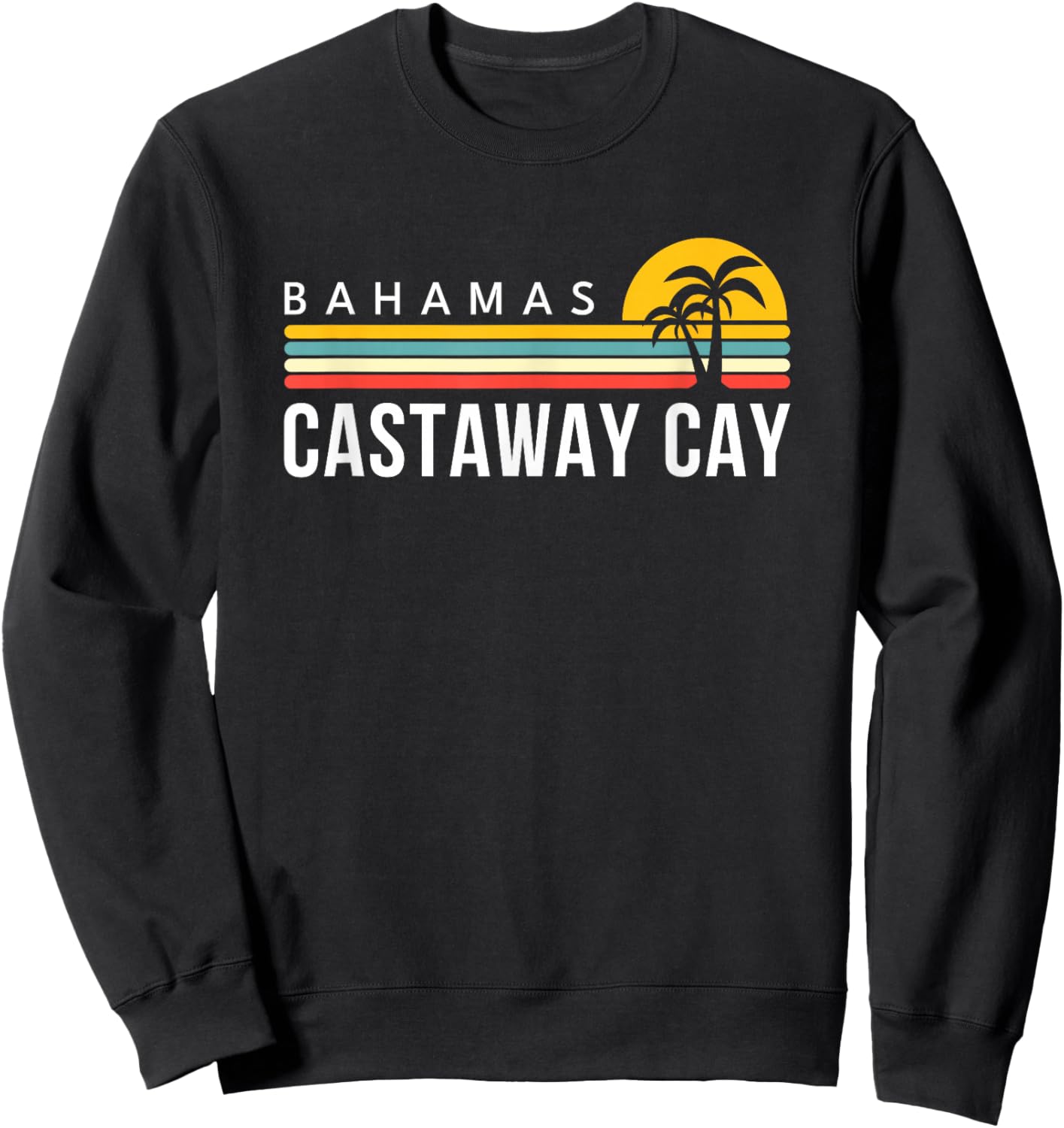 Castaway Cay Bahamas Souvenirs Sweatshirt - Sweatshirt | Black
