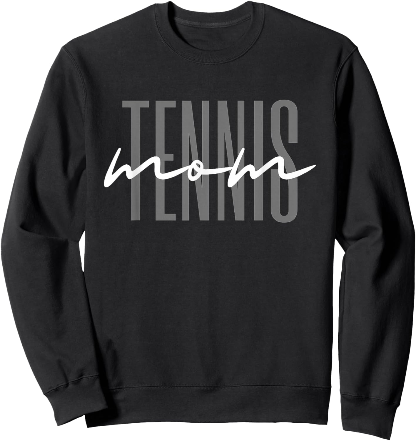 Tennis Mom Tennis Mama Sweatshirt - Sweatshirt | Black