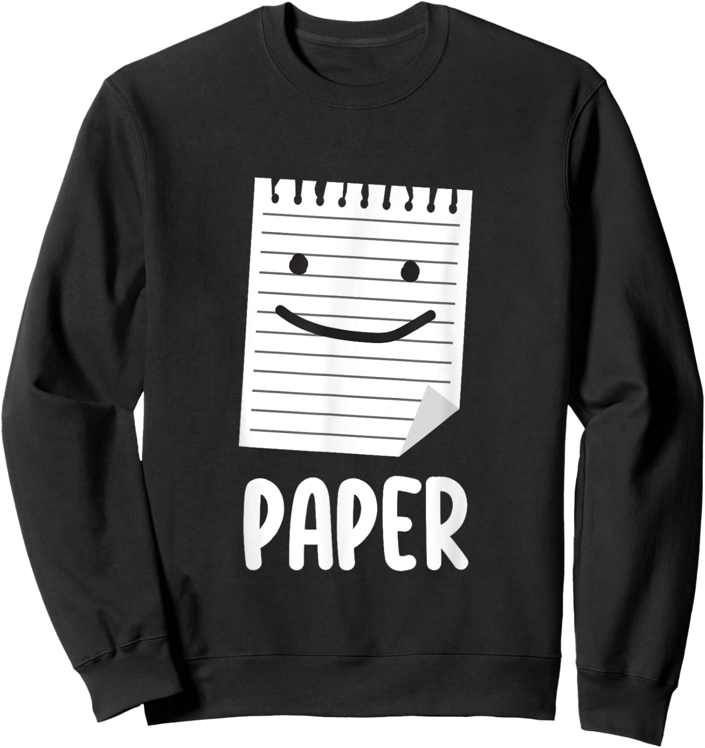 Funny Matching Shirt Rock Paper Scissors Costume Adult Kids Sweatshirt - Sweatshirt | Black