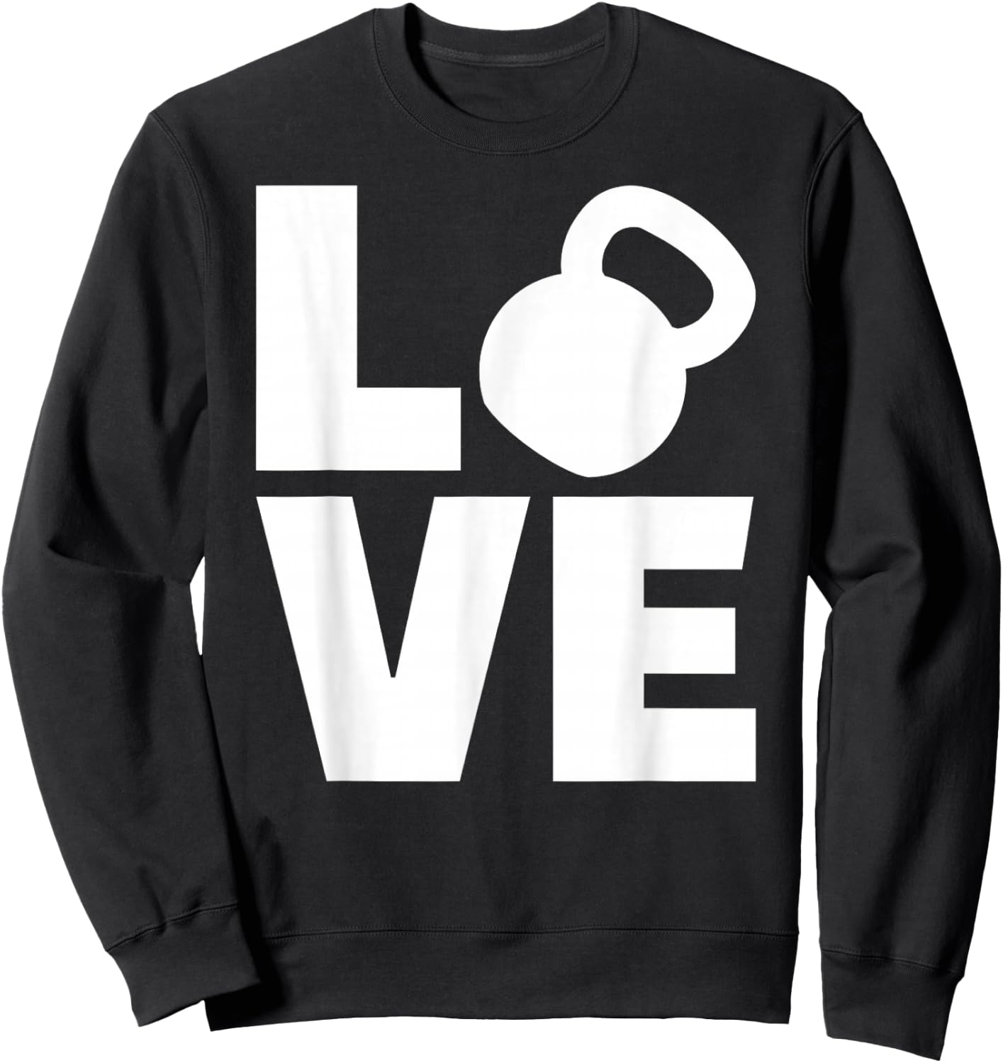 Kettlebell love Sweatshirt - Sweatshirt | Black