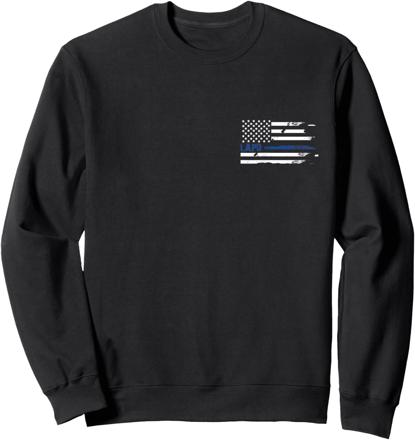 LAPD Thin Blue Line Sweatshirt - Sweatshirt | Black