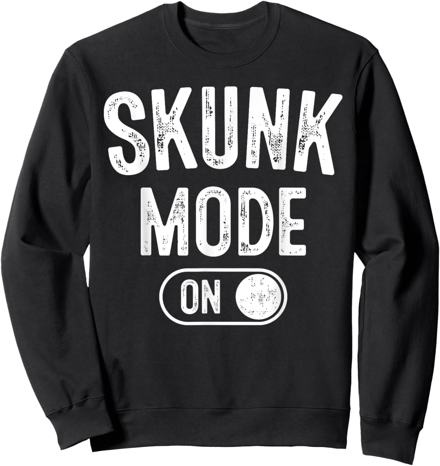 Skunk Mode On Costume Funny Scent Defender Gift Animal Lover Sweatshirt - Sweatshirt | Black