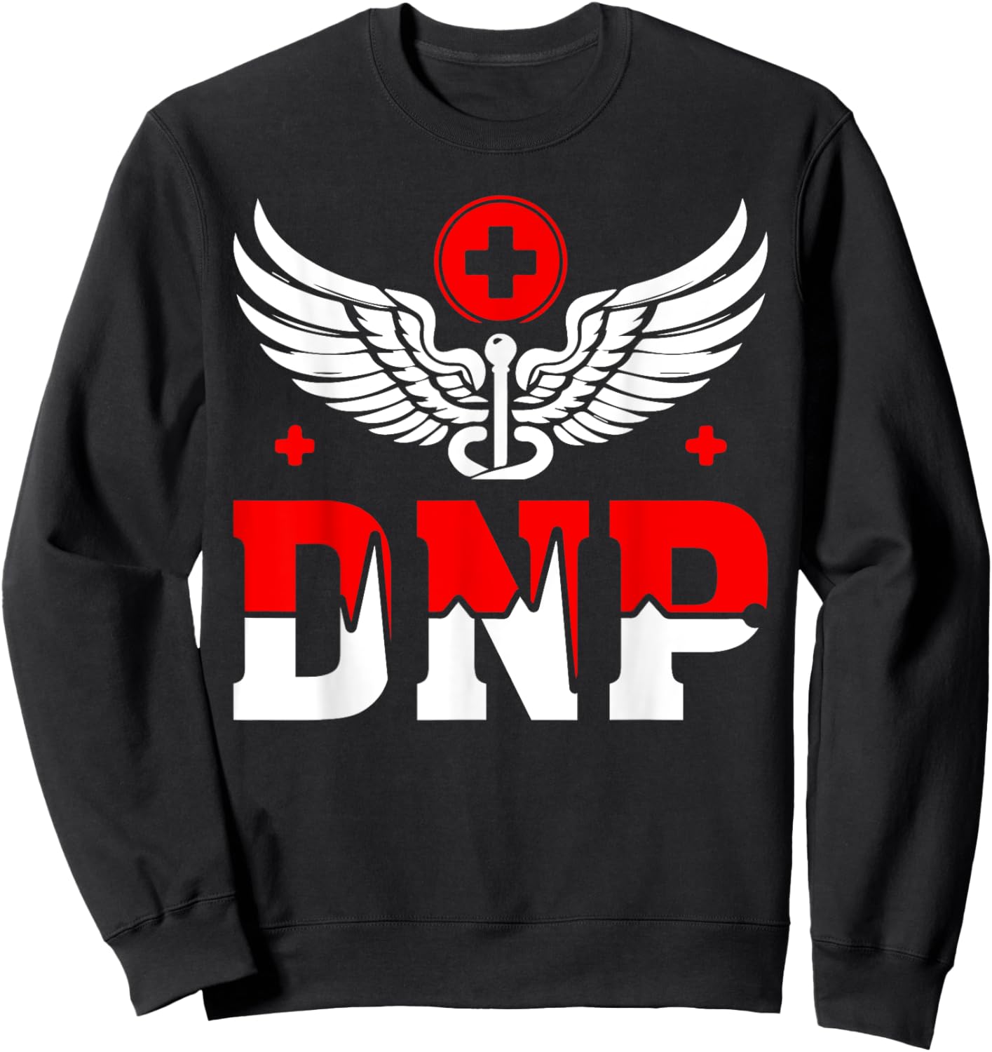 DNP Emblem Doctor of Nursing Practice Gifts Women Sweatshirt - Sweatshirt | Black