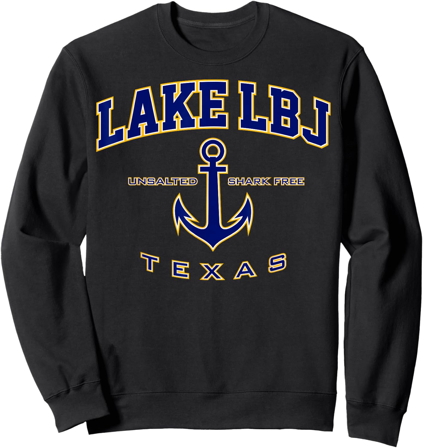 Lake LBJ Shirt , Men, Girls & Boys Sweatshirt - Sweatshirt | Black