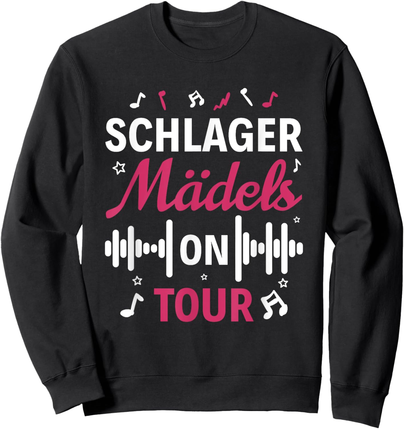 Deutscher Schlager Mädels On Tour Sweatshirt - Sweatshirt | Black