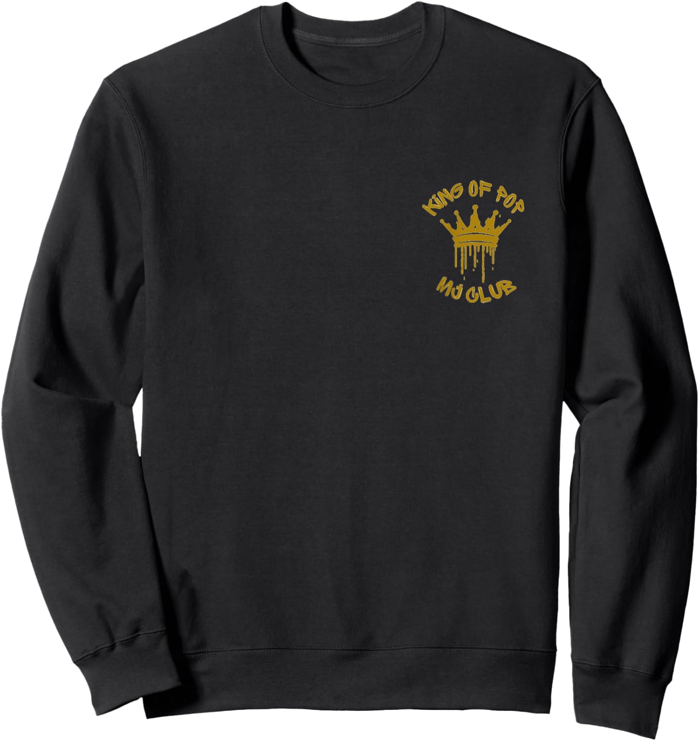 MJ-011_MJ Club_Back Print Sweatshirt - Sweatshirt | Black