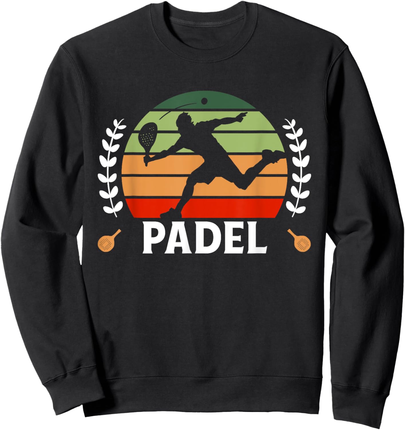 Padel Tennis Paddle Ball Padel Platform Sweatshirt - Sweatshirt | Black