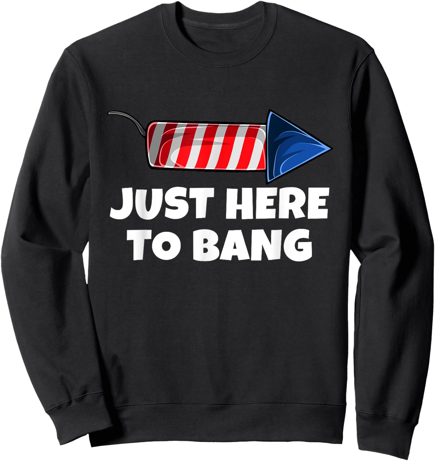 4th July America Firework Patriot USA & Sweatshirt - Sweatshirt | Black