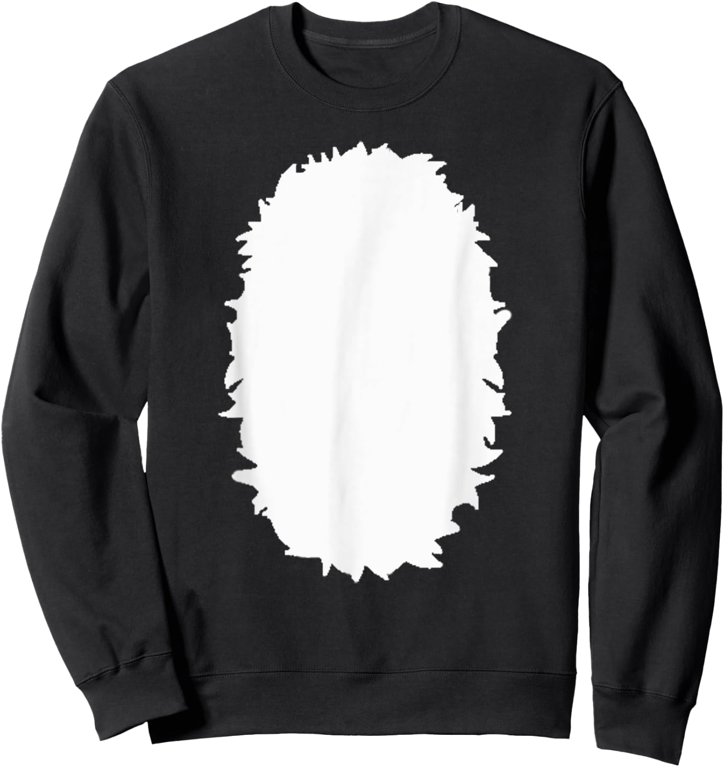 Animal Belly Chest Halloween Costume Bear, Deer, Skunk, Fox Sweatshirt - Sweatshirt | Black