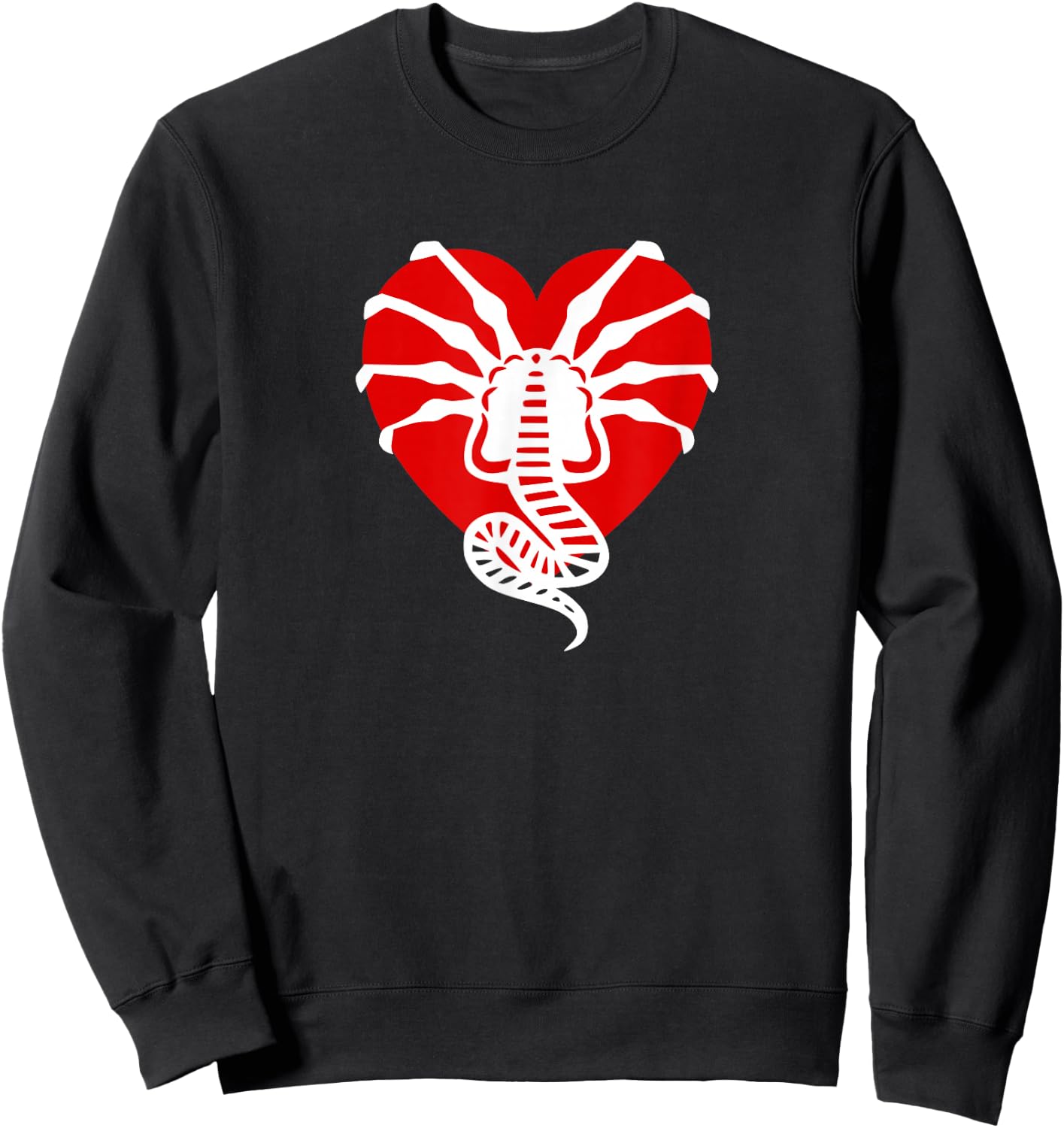 Xenomorph Love Sweatshirt - Sweatshirt | Black