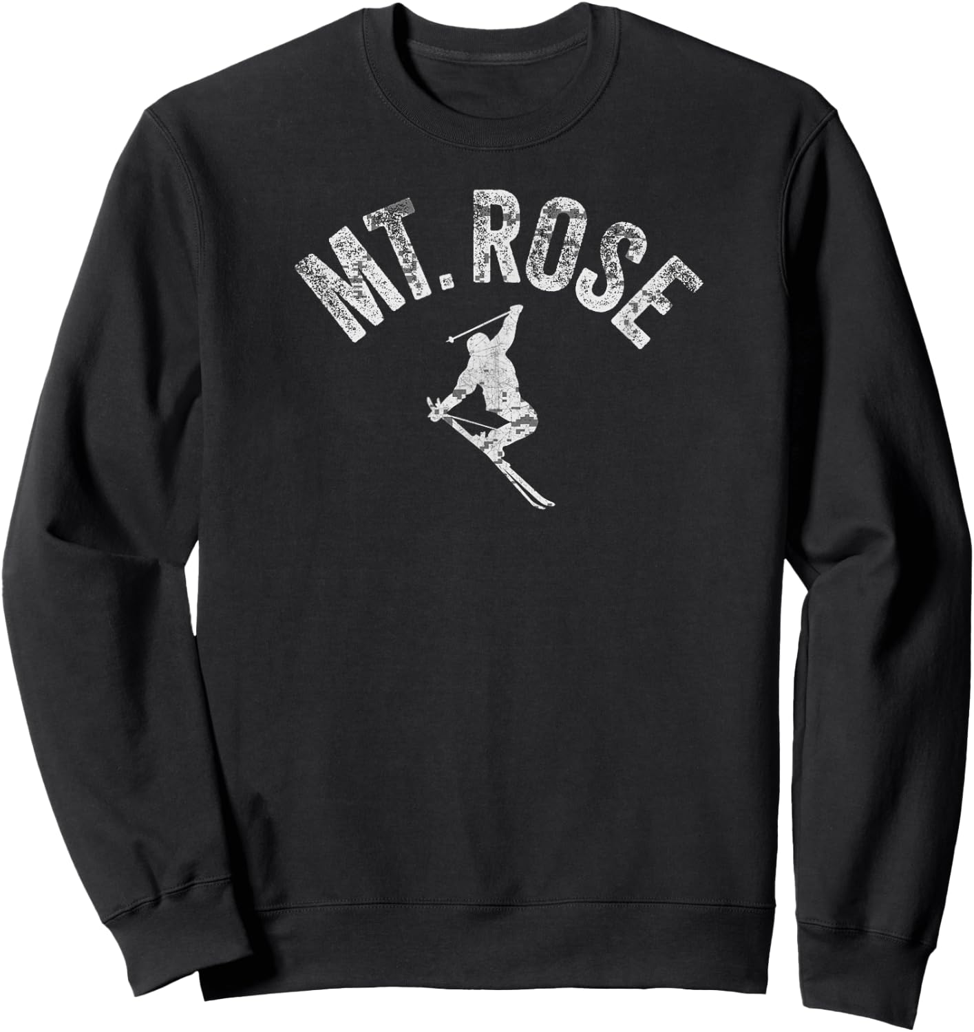 Mt Rose Ski Winter Tahoe Skiing Cool Skier Tahoe Freestyle Sweatshirt - Sweatshirt | Black
