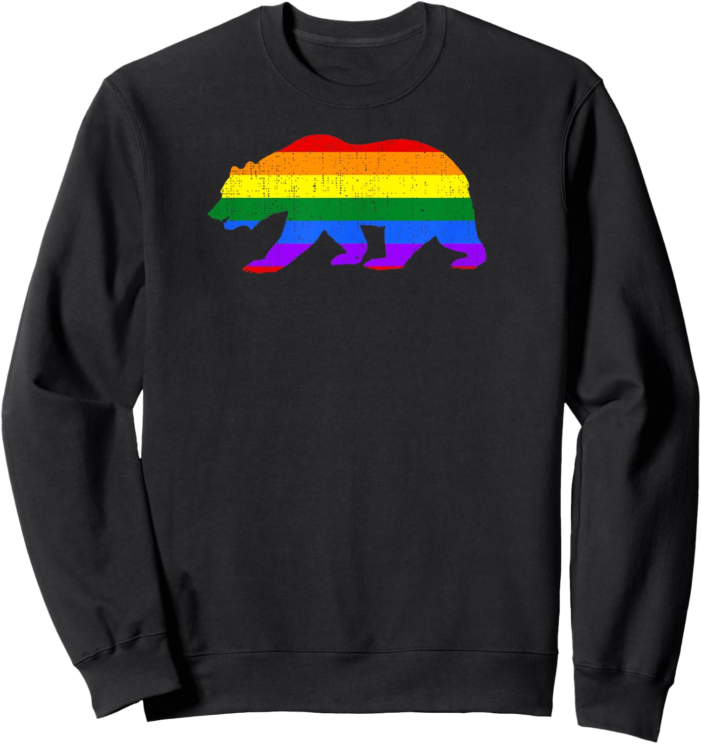 California Bear Rainbow Sweatshirt - Sweatshirt | Black