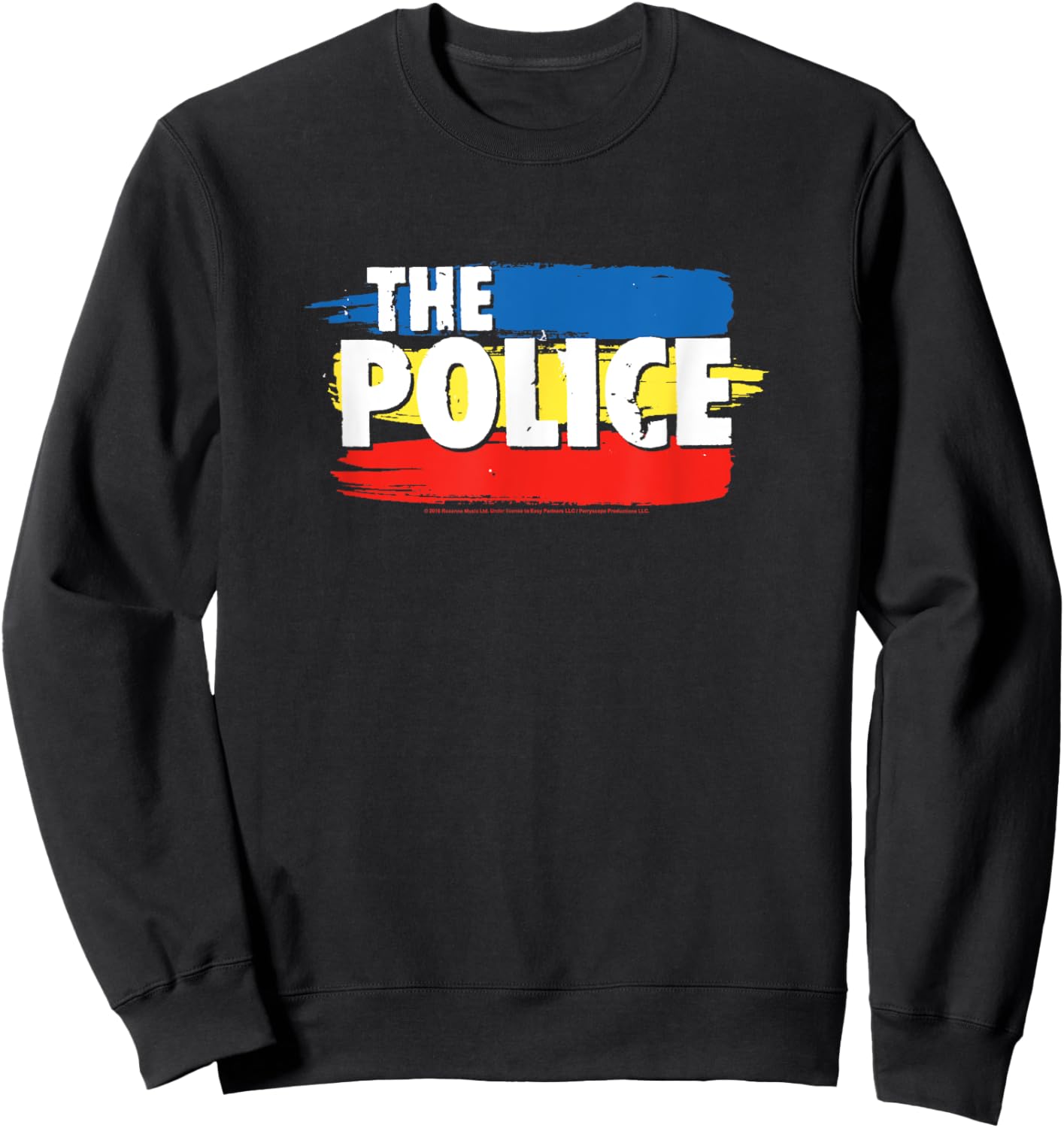 The Police Three Stripes Logo Sweatshirt - Sweatshirt | Black
