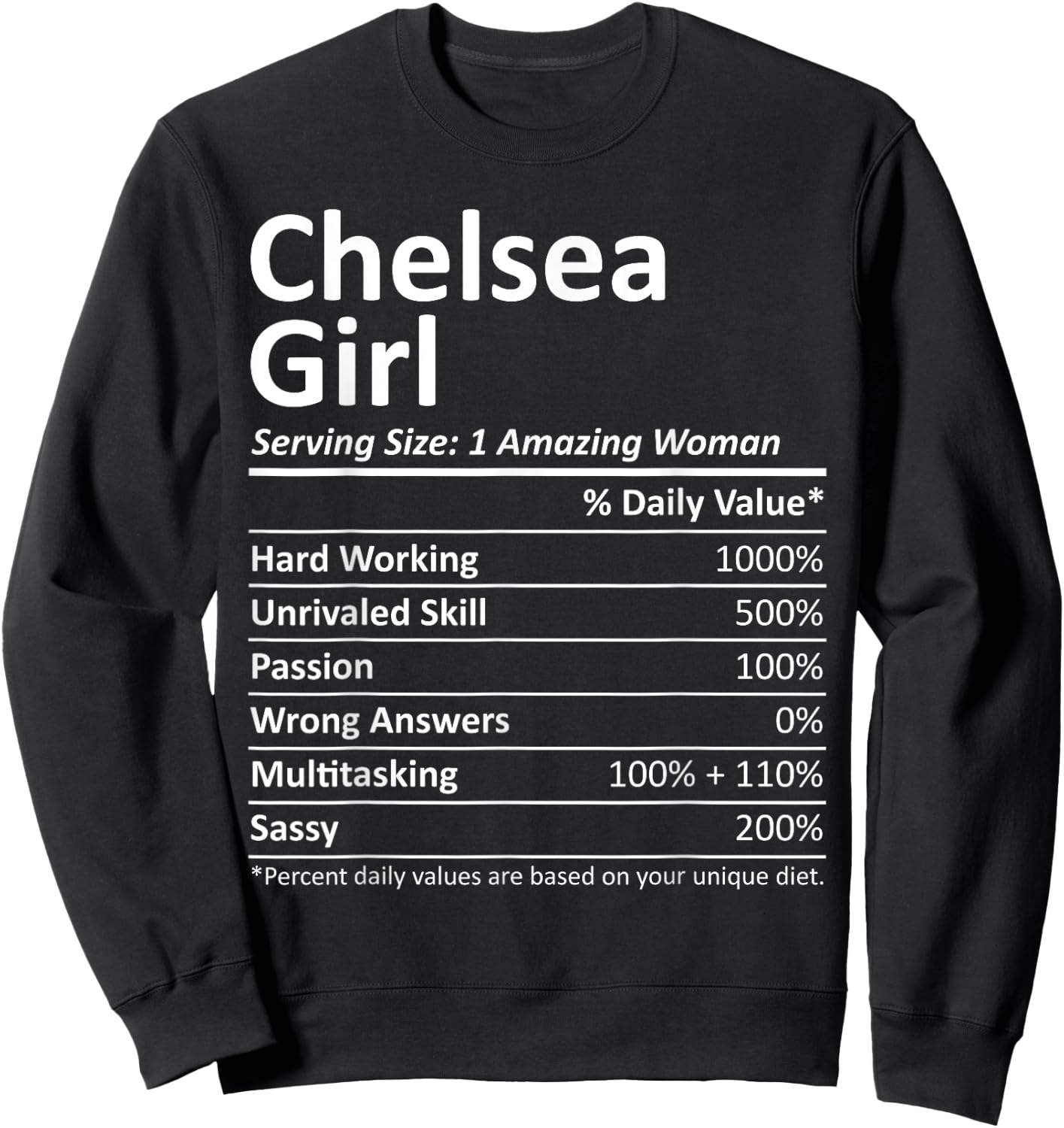 Chelsea AL Alabama Funny City Home Roots USA Girl Gift Sweatshirt - Sweatshirt | Black