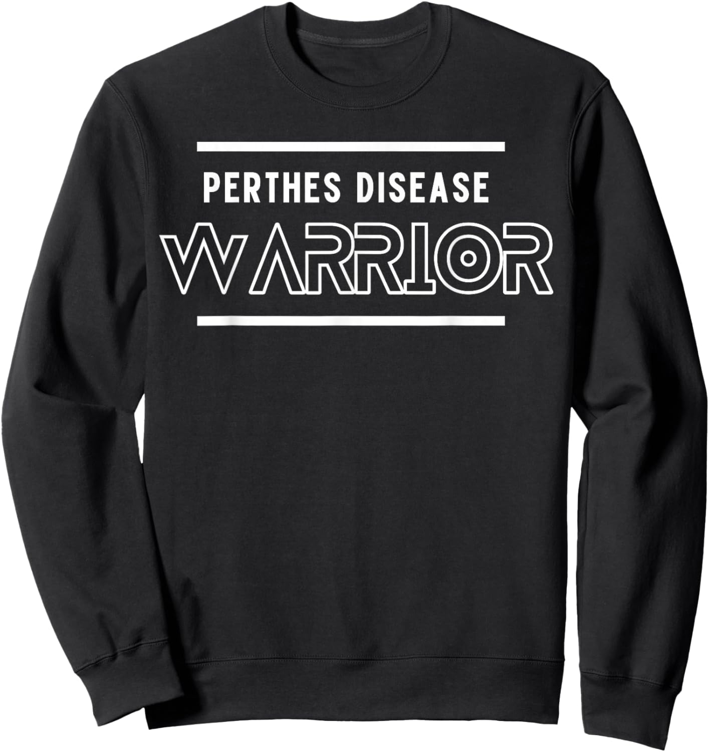 Perthes Disease Warrior Sweatshirt - Sweatshirt | Black