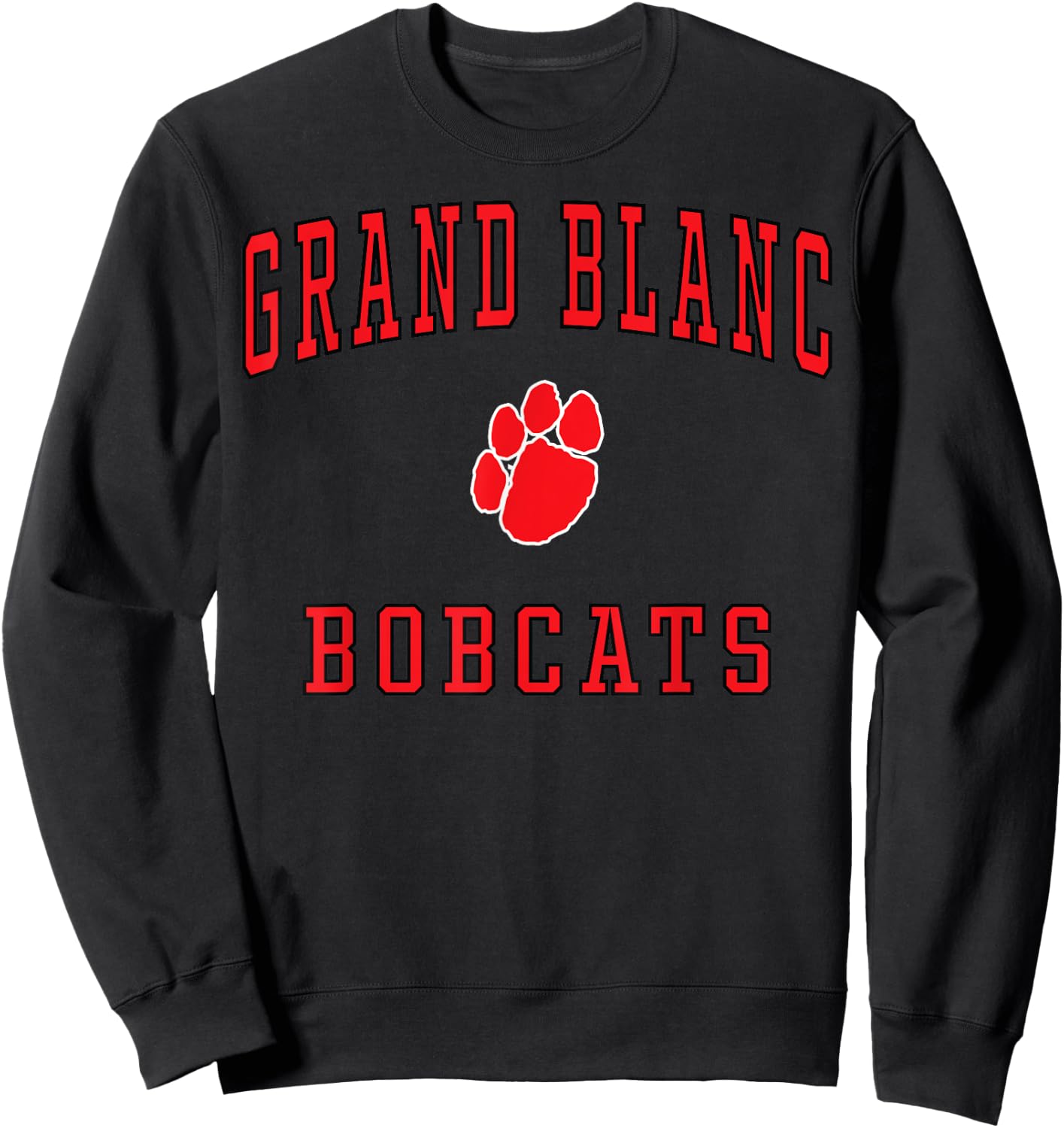 Grand Blanc High School Bobcats Sweatshirt - Sweatshirt | Black