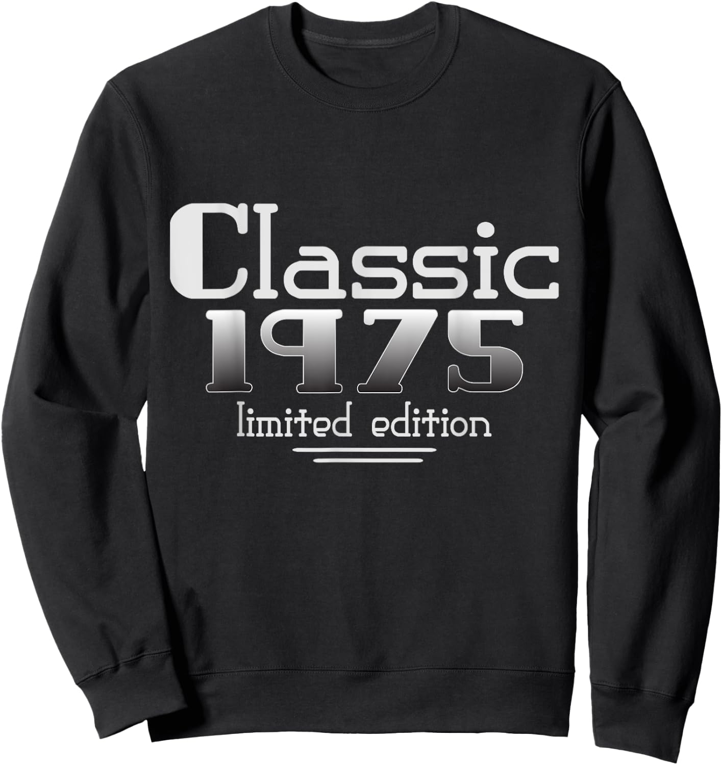 50 Year Old Classic 1975 Vintage 50th Birthday Party Men Sweatshirt - Sweatshirt | Black