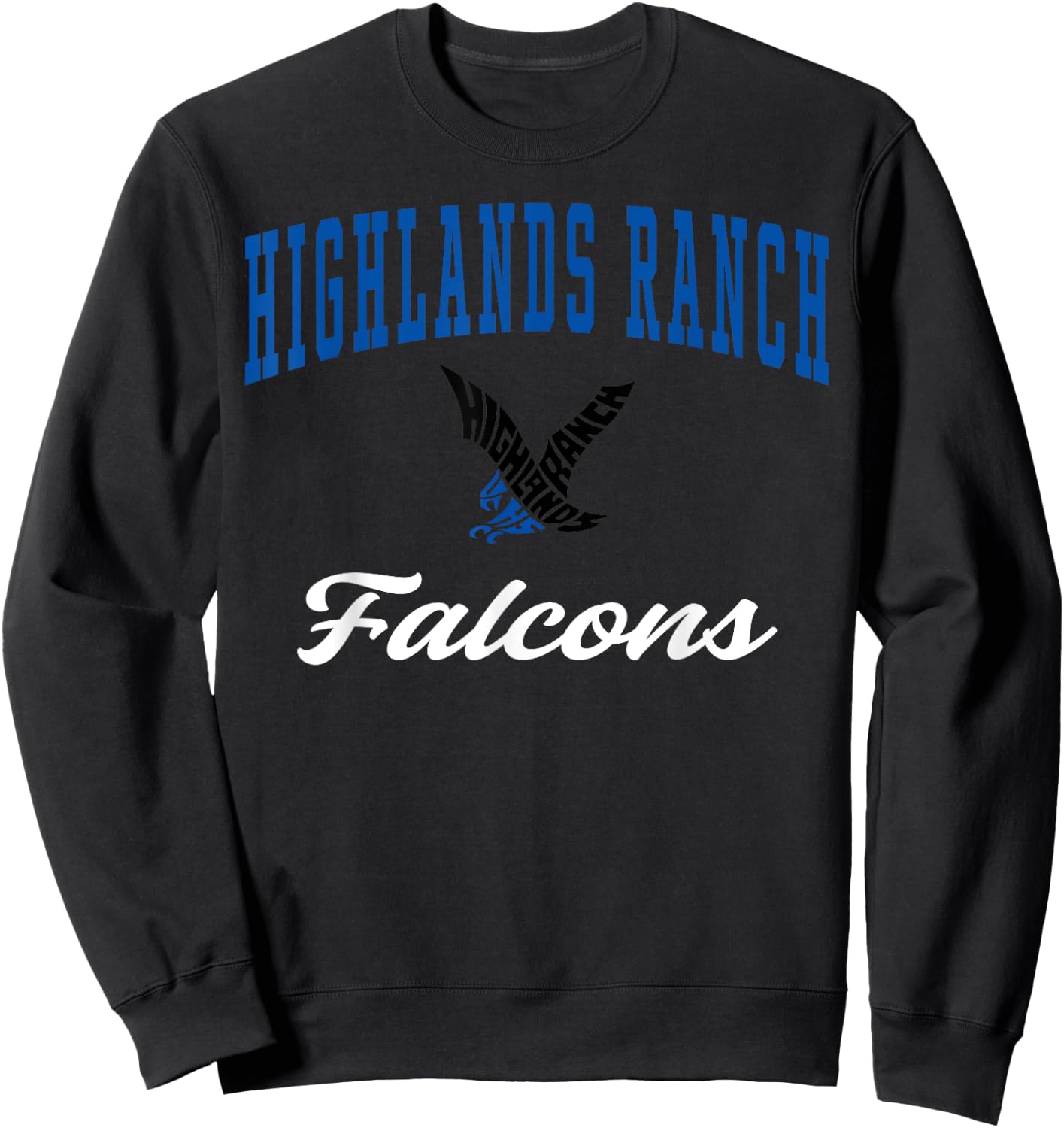 Highlands Ranch High School Falcons C3 Sweatshirt - Sweatshirt | Black