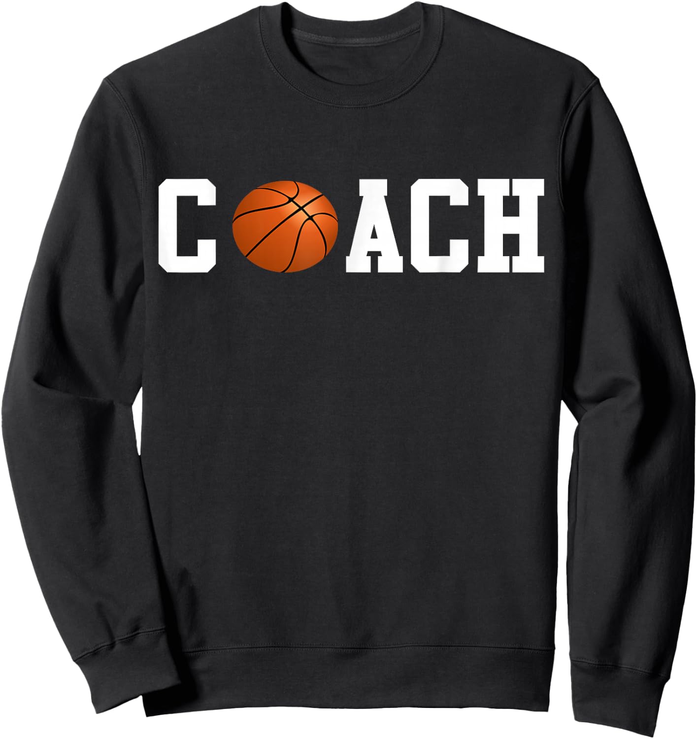 Basketball Coach Sweatshirt - Sweatshirt | Black