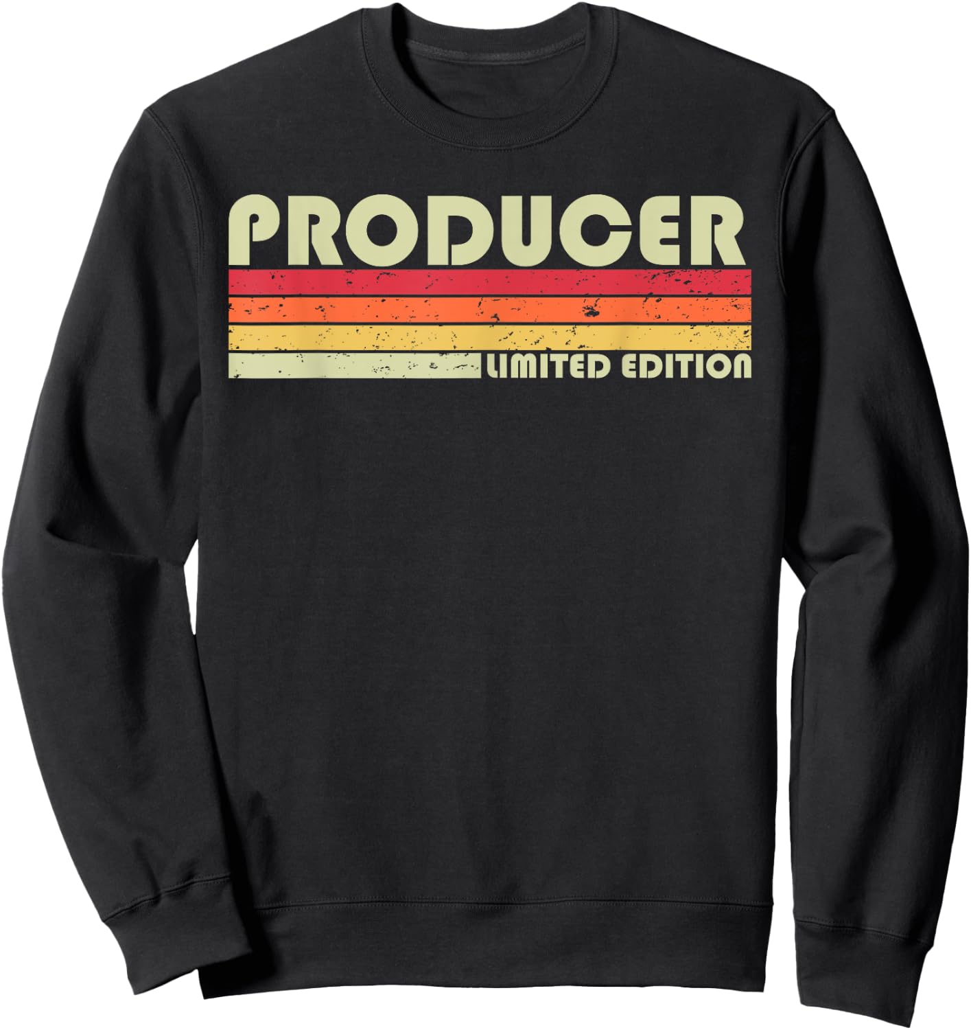 PRODUCER Funny Job Title Profession Birthday Worker Idea Sweatshirt - Sweatshirt | Black