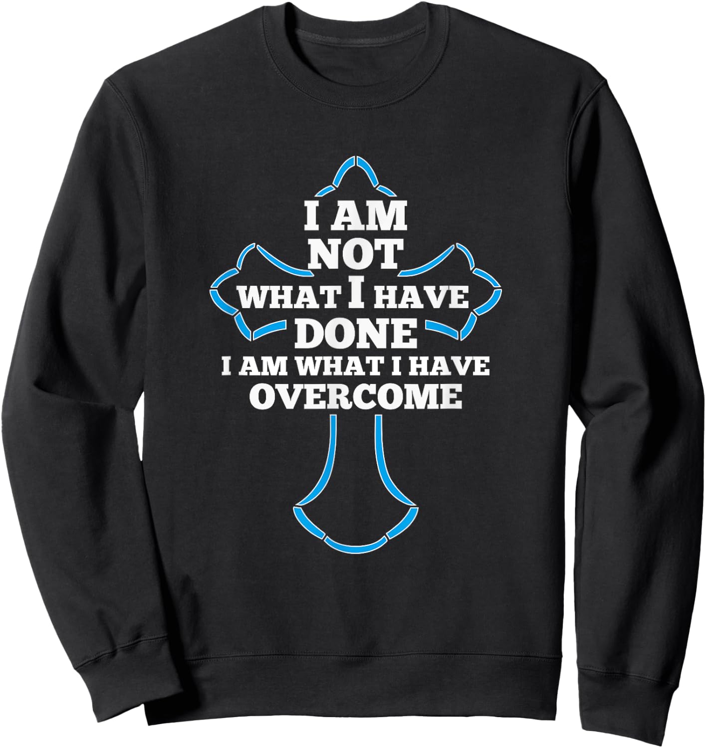 Christian Recovery Gift Alcoholics AA Narcotics NA Anonymous Sweatshirt - Sweatshirt | Black