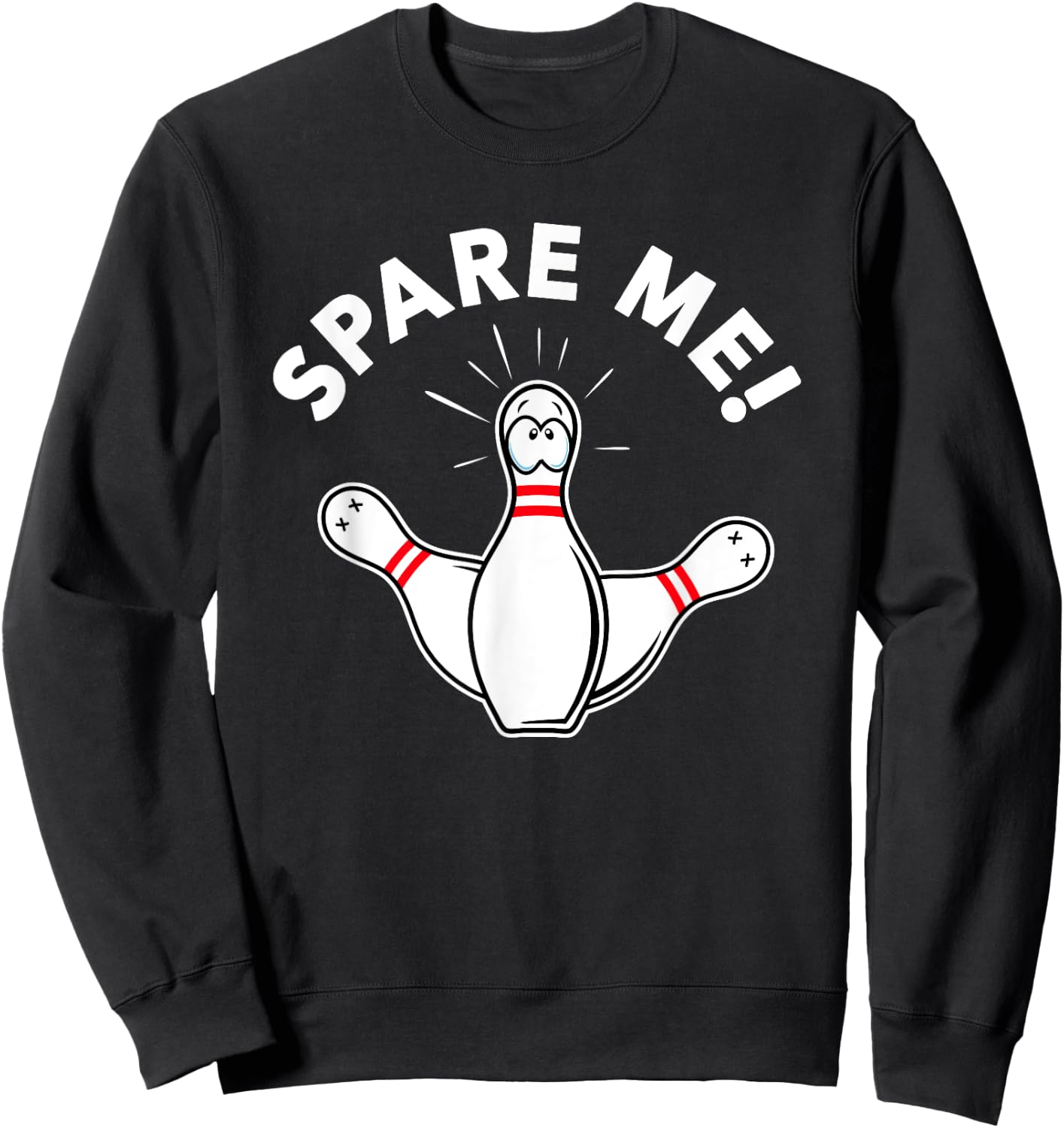 Cute Bowling Shirt For Kids Boys Or Girls - Spare Me Sweatshirt - Sweatshirt | Black