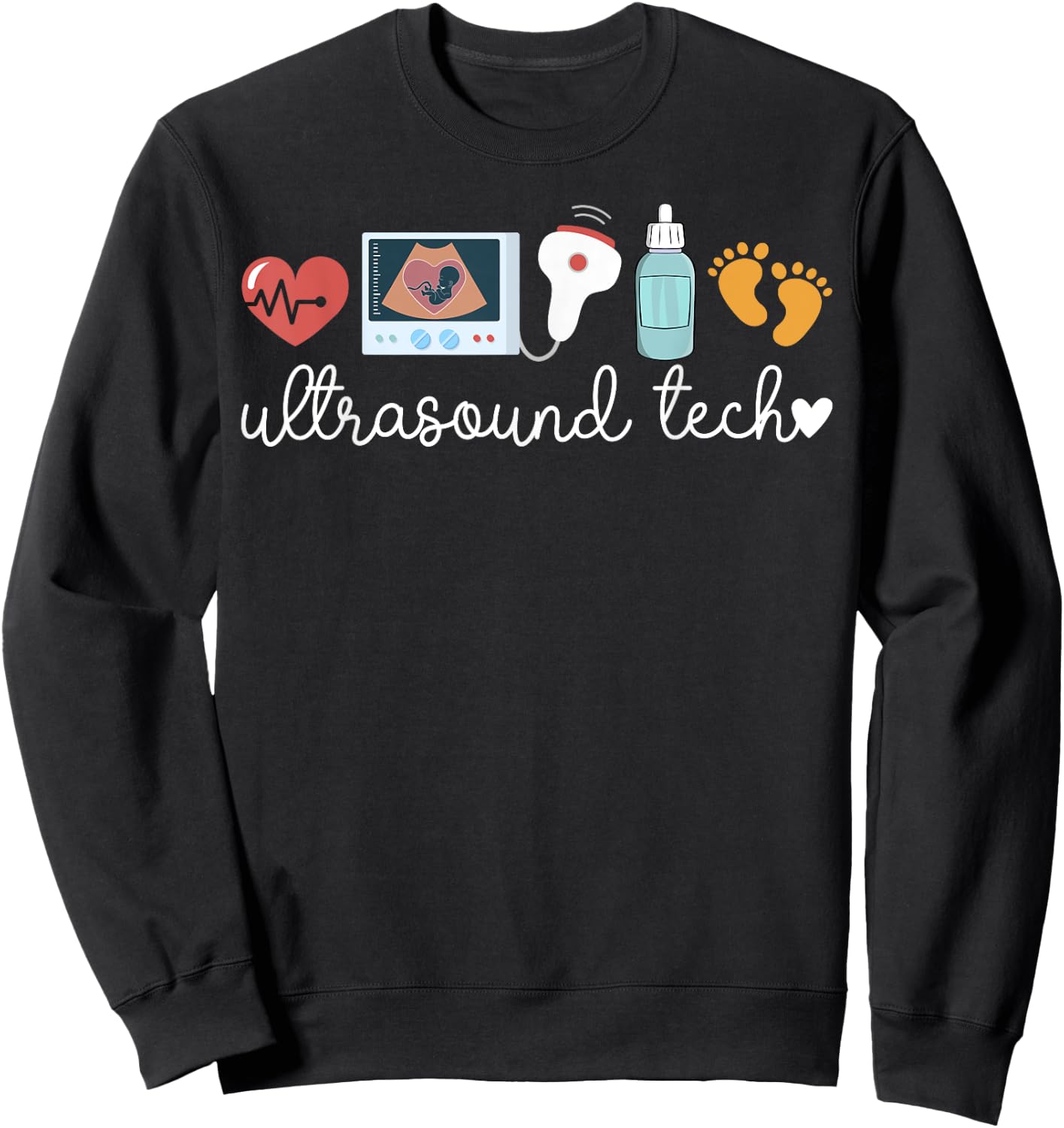 Ultrasound Tech Ultrasound Technology Sweatshirt - Sweatshirt | Black