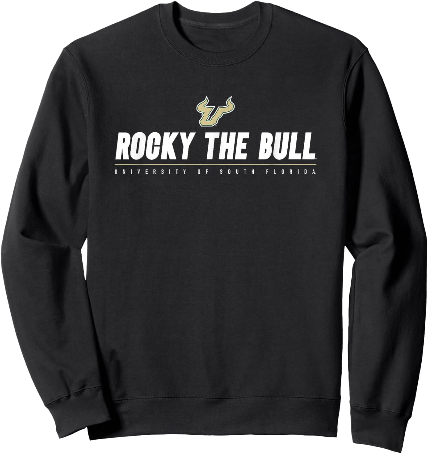 University of South Florida USF Bulls School Spirit Sweatshirt - Sweatshirt | Black