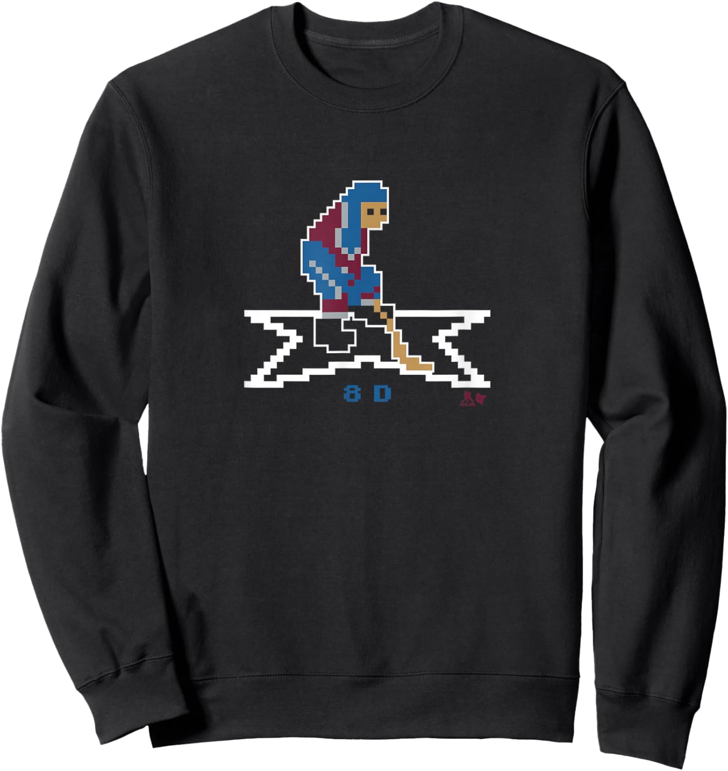 Cale Makar: Throwback Hockey - Colorado Hockey Sweatshirt - Sweatshirt | Black