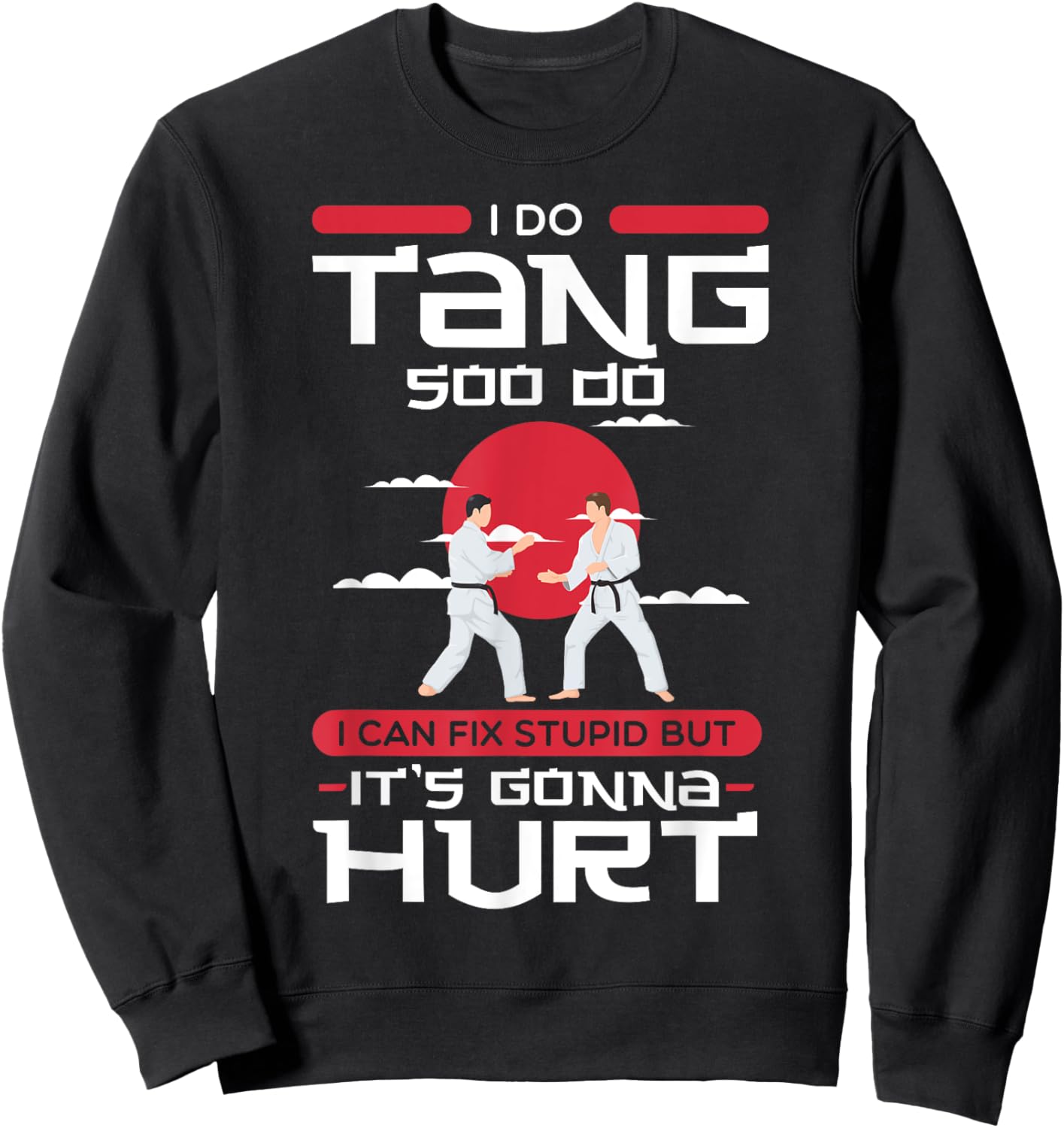Tang Soo Do Instructor Martial Artist Korean Karate Master Sweatshirt - Sweatshirt | Black