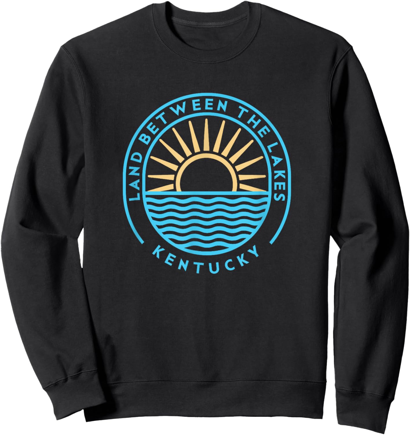 Land Between the Lakes Kentucky Outdoors Vintage Sweatshirt - Sweatshirt | Black