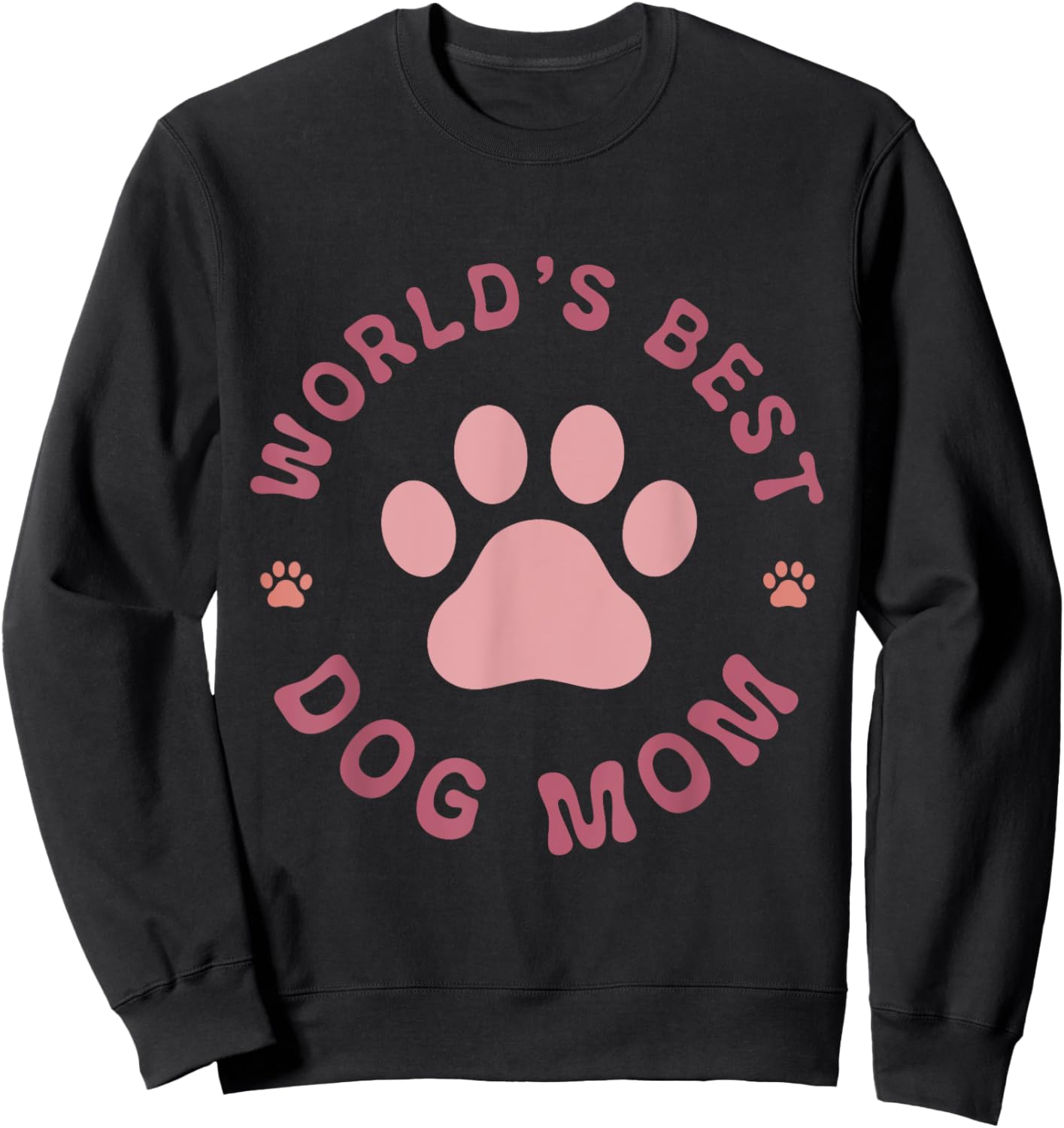 World's Best Dog Mom Sweatshirt - Sweatshirt | Black