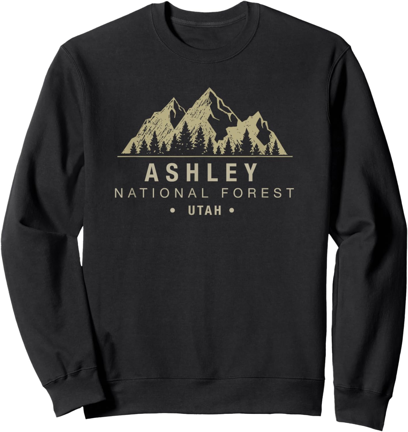 Ashley National Forest Utah Sweatshirt - Sweatshirt | Black