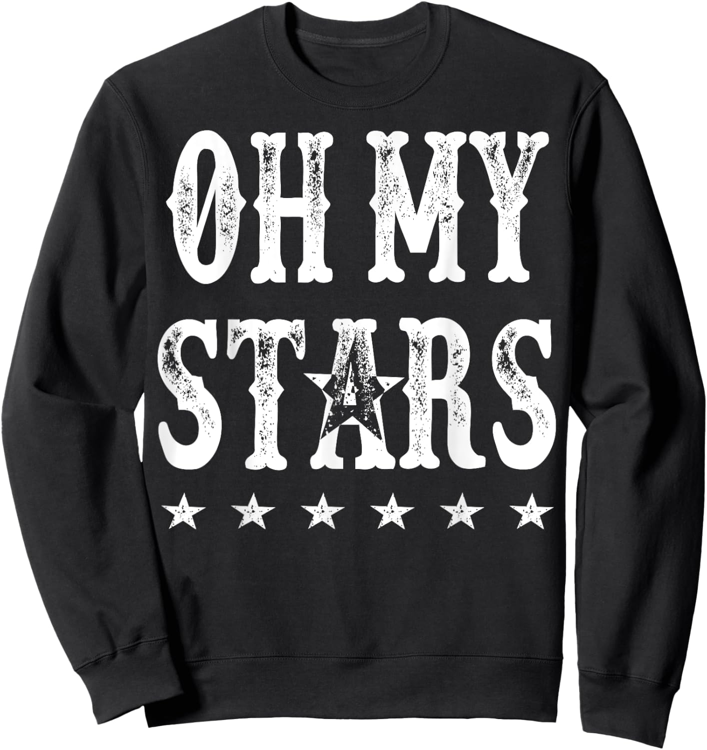 Oh My Stars 4th of July Patriotic Kids Men Sweatshirt - Sweatshirt | Black