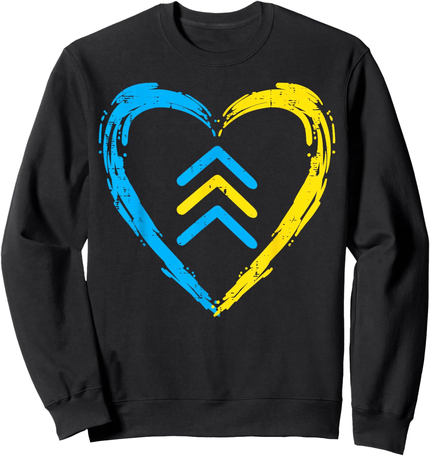 Down Syndrome Awareness Arrows Trisomy 21 T21 Men Women Kids Sweatshirt - Sweatshirt | Black