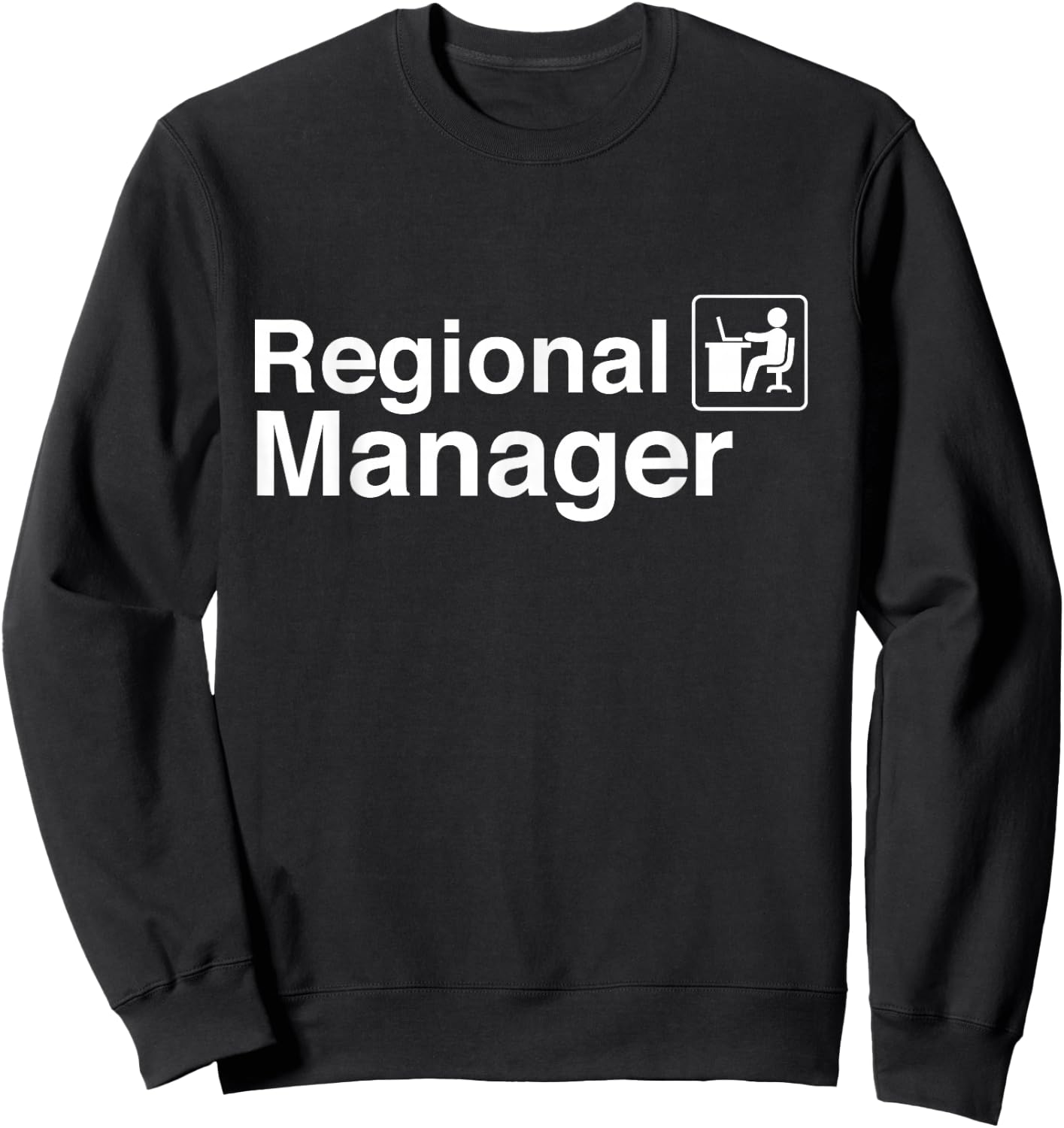 Funny Regional Manager Office Sweatshirt - Sweatshirt | Black