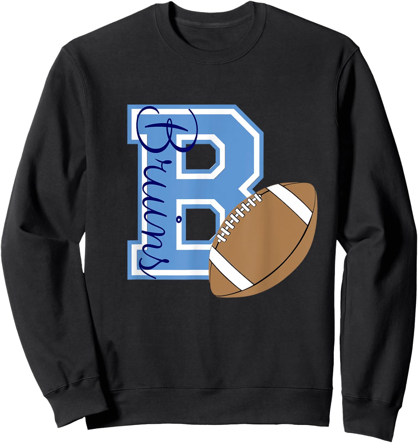 Bartlesville Bruins Football Sweatshirt - Sweatshirt | Black