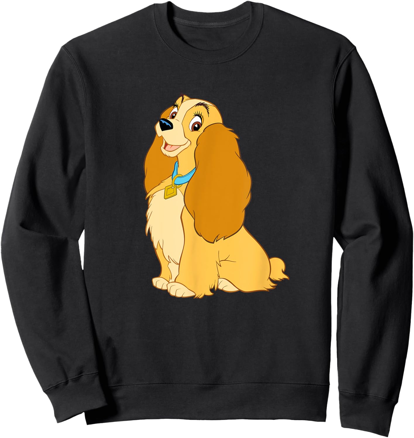 Disney Lady and the Tramp Lady Sweatshirt - Sweatshirt | Black