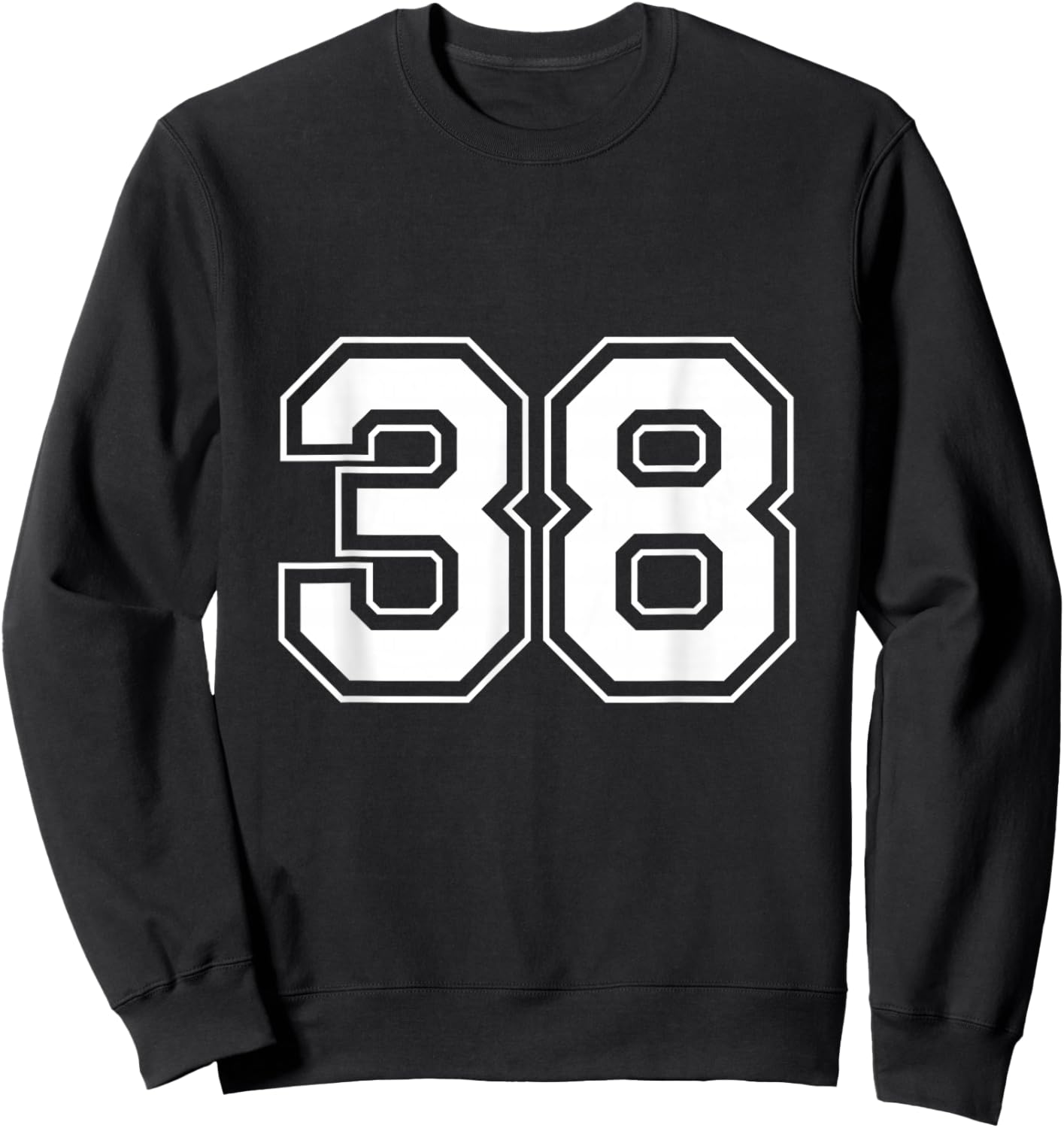 Number 38 Sweatshirt - Sweatshirt | Black