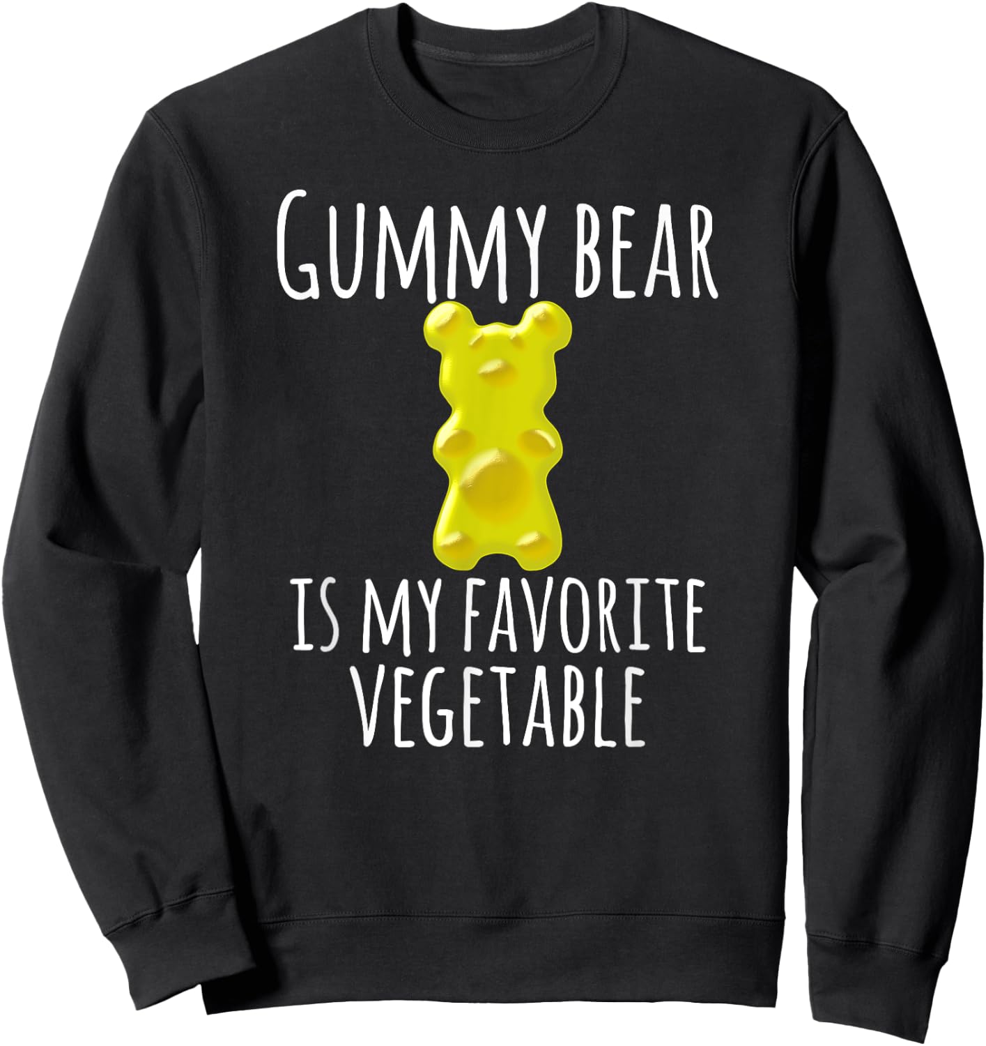 Love Gummy Bear Gift Adults And Kids -Kids Black Small Classic Fit Short Sleeve Sweatshirt - Sweatshirt | Black