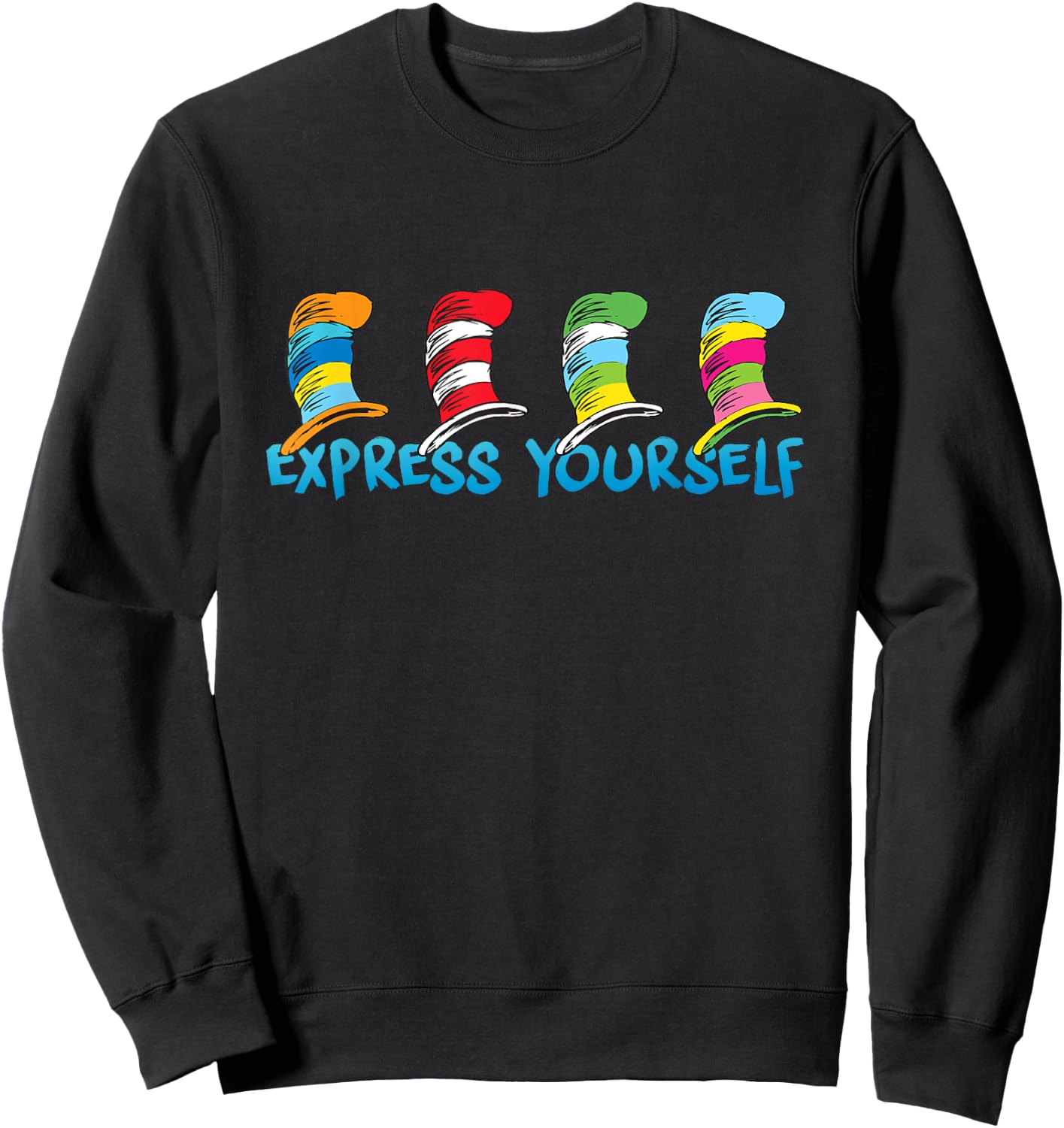 Dr. Seuss Express Yourself Sweatshirt - Sweatshirt | Black