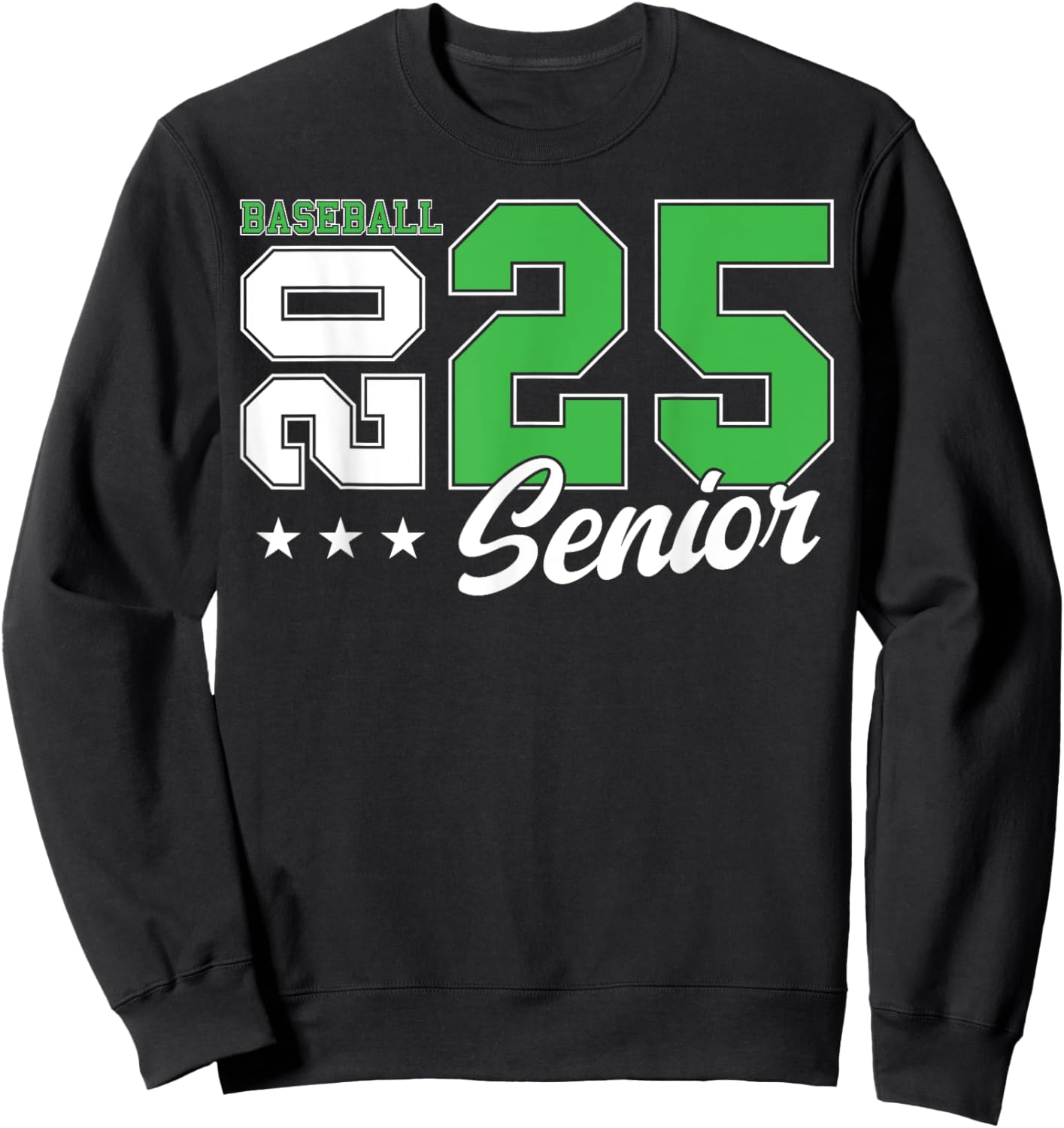 Baseball Senior Night Baseball Senior 2025 Graduation 61 Sweatshirt - Sweatshirt | Black
