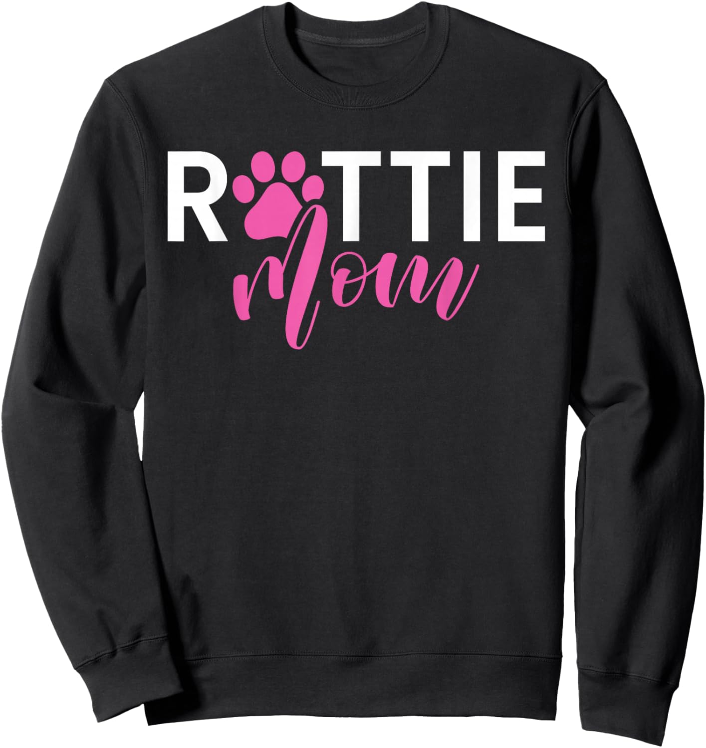 Rottweiler Rottie Mama Sweatshirt - Sweatshirt | Black