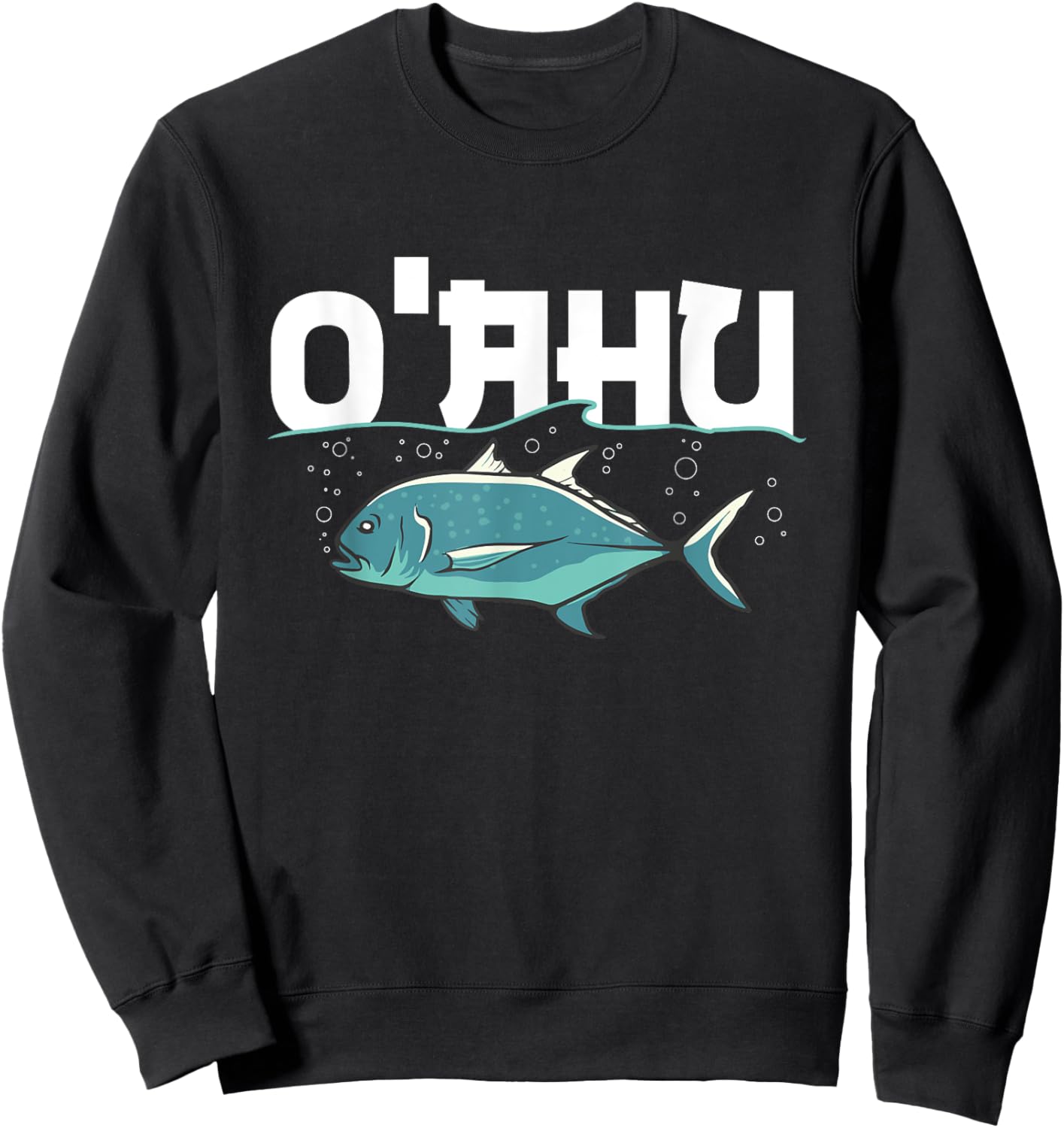 O'AHU Design for a Ulua expert Sweatshirt - Sweatshirt | Black