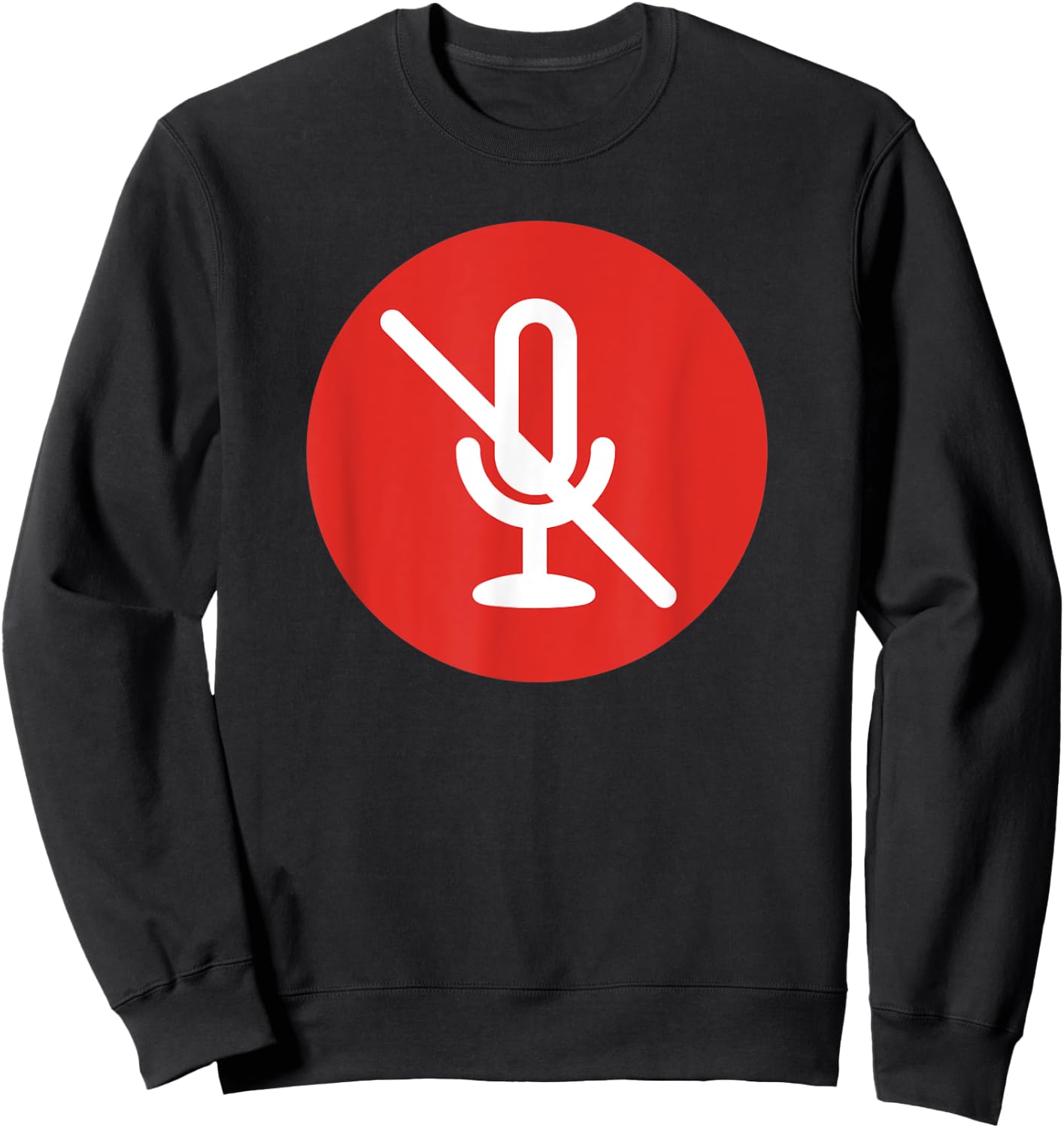 Mute Your Mic Funny Virtual Teacher Online Classroom Men Women Sweatshirt - Sweatshirt | Black
